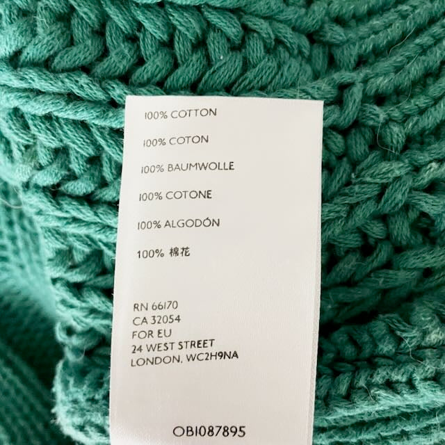 Free People Sweetheart Cotton Chunky Knit Cotton Mock Neck Sweater Botany Green