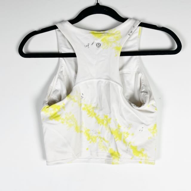 Lululemon Invigorate Training Tank Top Cross Court Wash Electric Lemon Multi 6