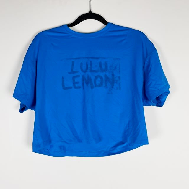 Lululemon Women's Abrasion-Resistant Training T-Shirt Ed Curtis Graphic Poolside