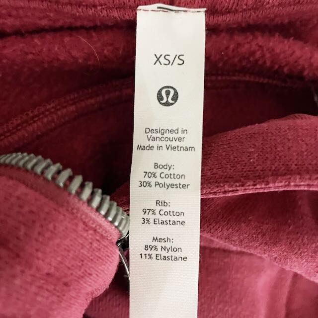 Lululemon Women's Scuba Oversized Half Zip Copped Pullover Hoodie Sweater XS/S