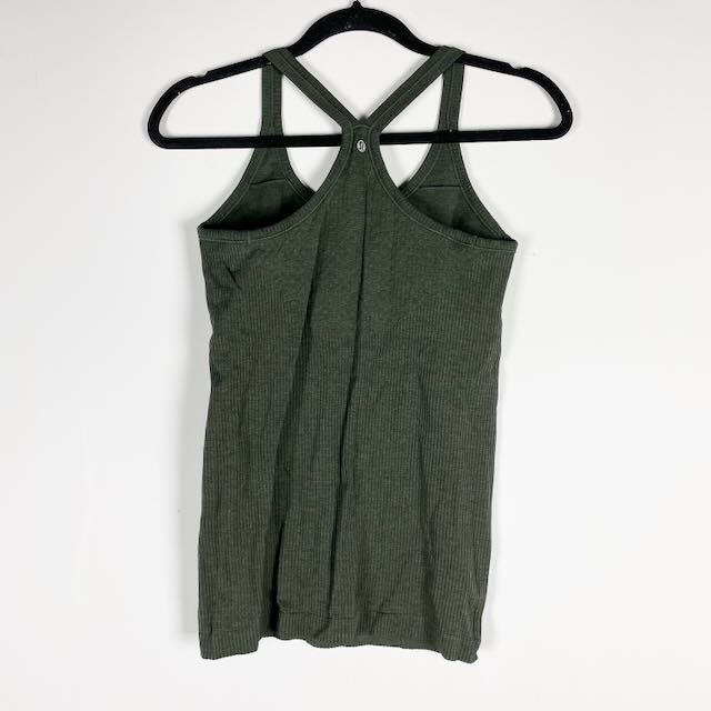 Lululemon Women's Ebb To Street Racerback Athletic Tank Top Rainforest Green 6