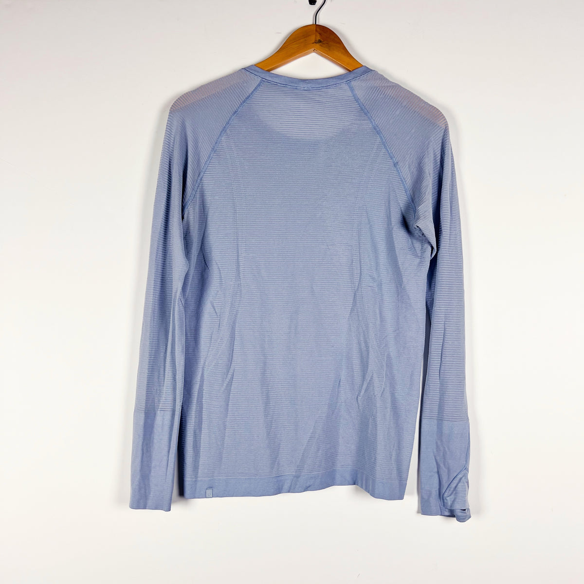 Lululemon Women's Run Swiftly Tech Crew Neck Long Sleeve Striped Tee Shirt Top