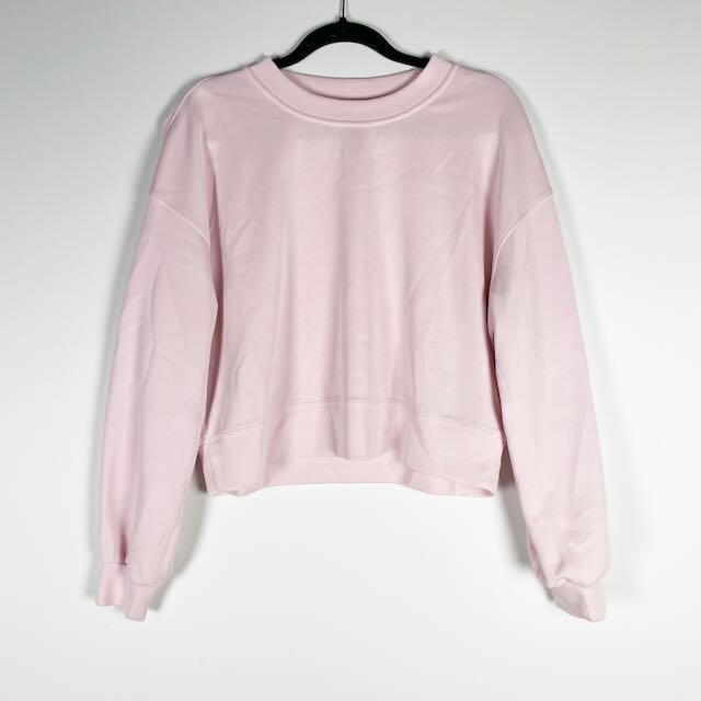 Lululemon Women's Softstreme Crewneck Pullover Sweatshirt Sweater Milkshake Pink