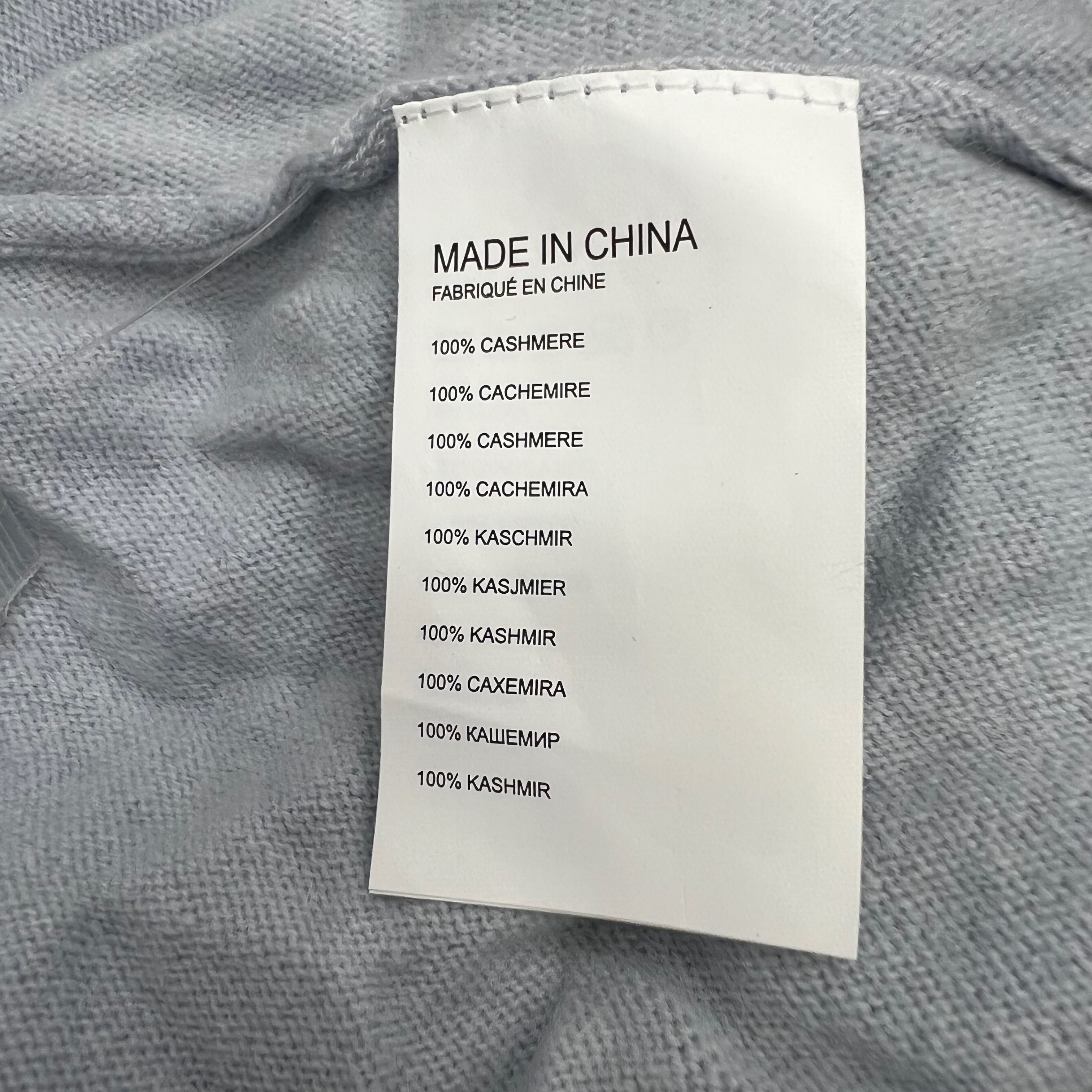 NEW Club Monaco Lycus 100% Cashmere Knit Open Front Shawl Collar Cardigan Blue