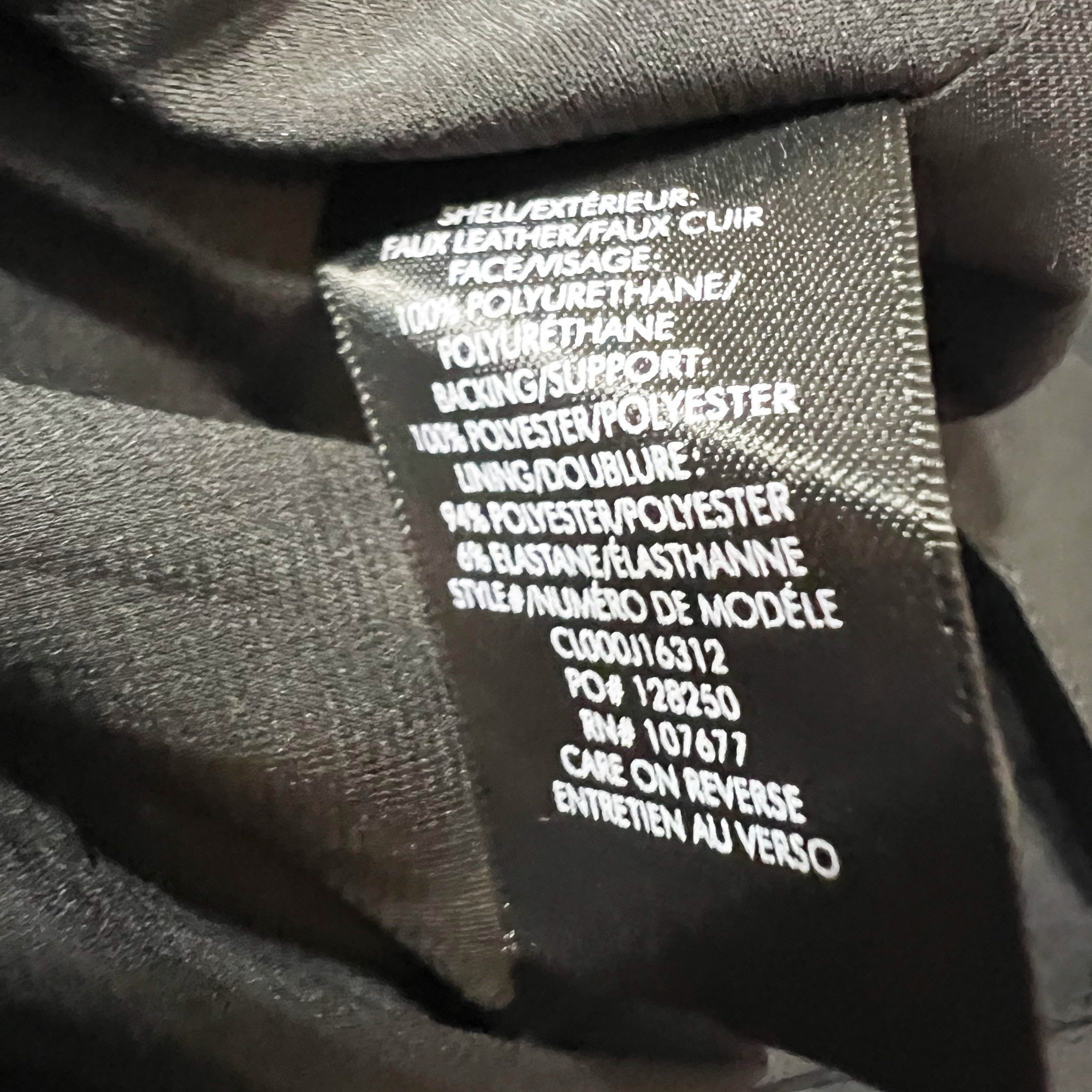 Alice And Olivia Siobhan Faux Vegan Leather Wrap Pencil Midi Skirt Black 2