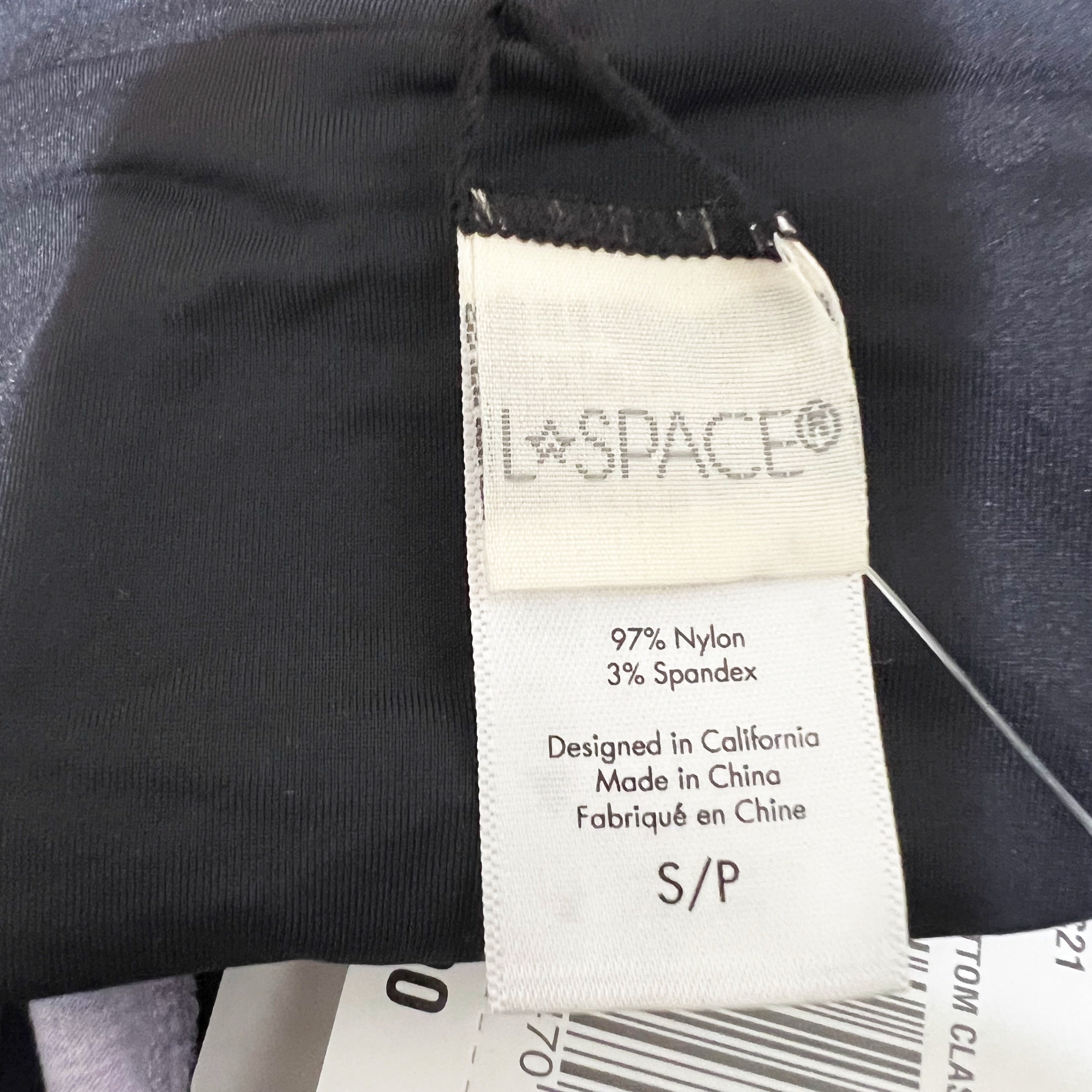 NEW L*Space Pratt Ribbed Knit Stretch V Waist Swim Bathing Suit Bikini Bottom S