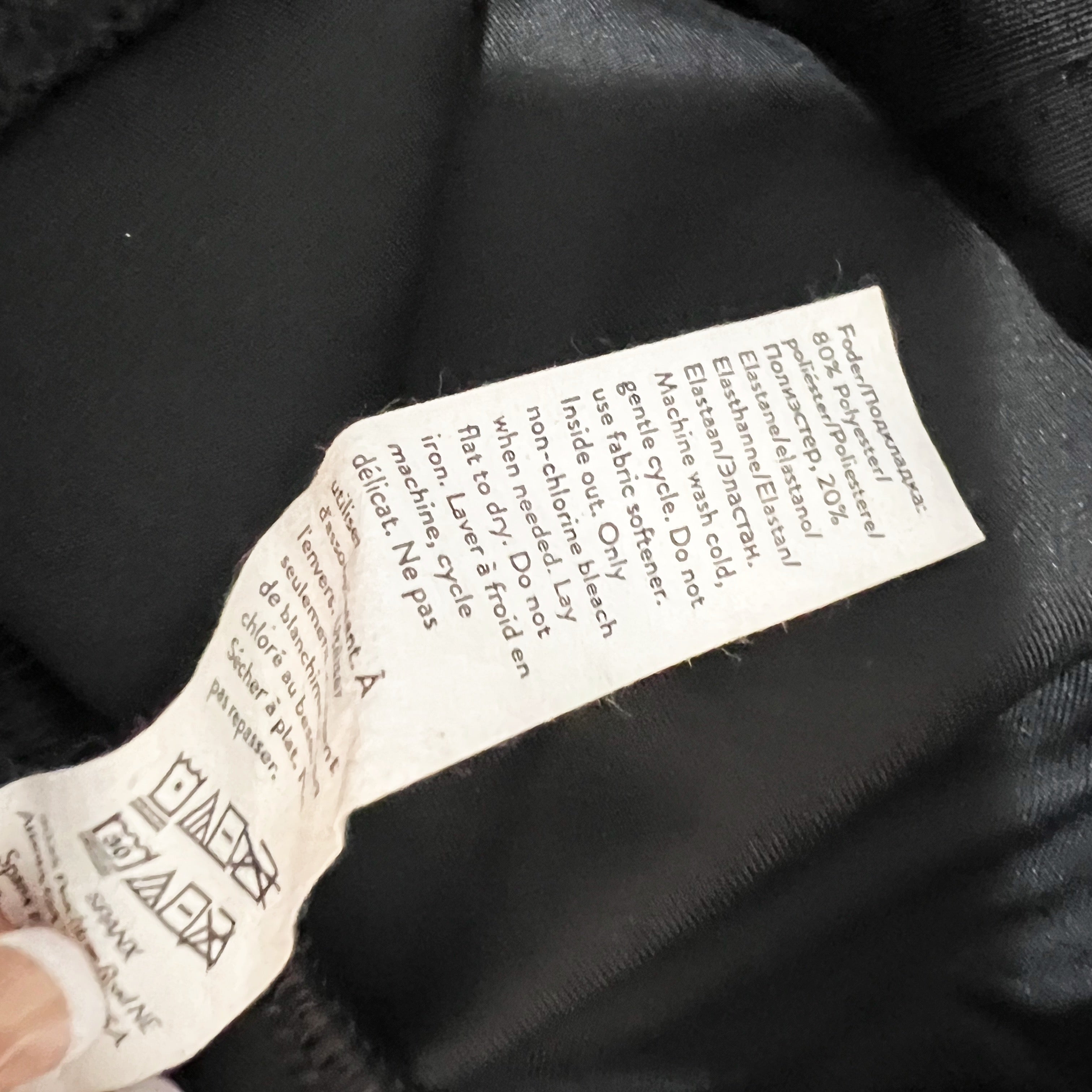 Spanx Women's Faux Vegan Patent Leather High Waisted Skinny Leggings Pants Black