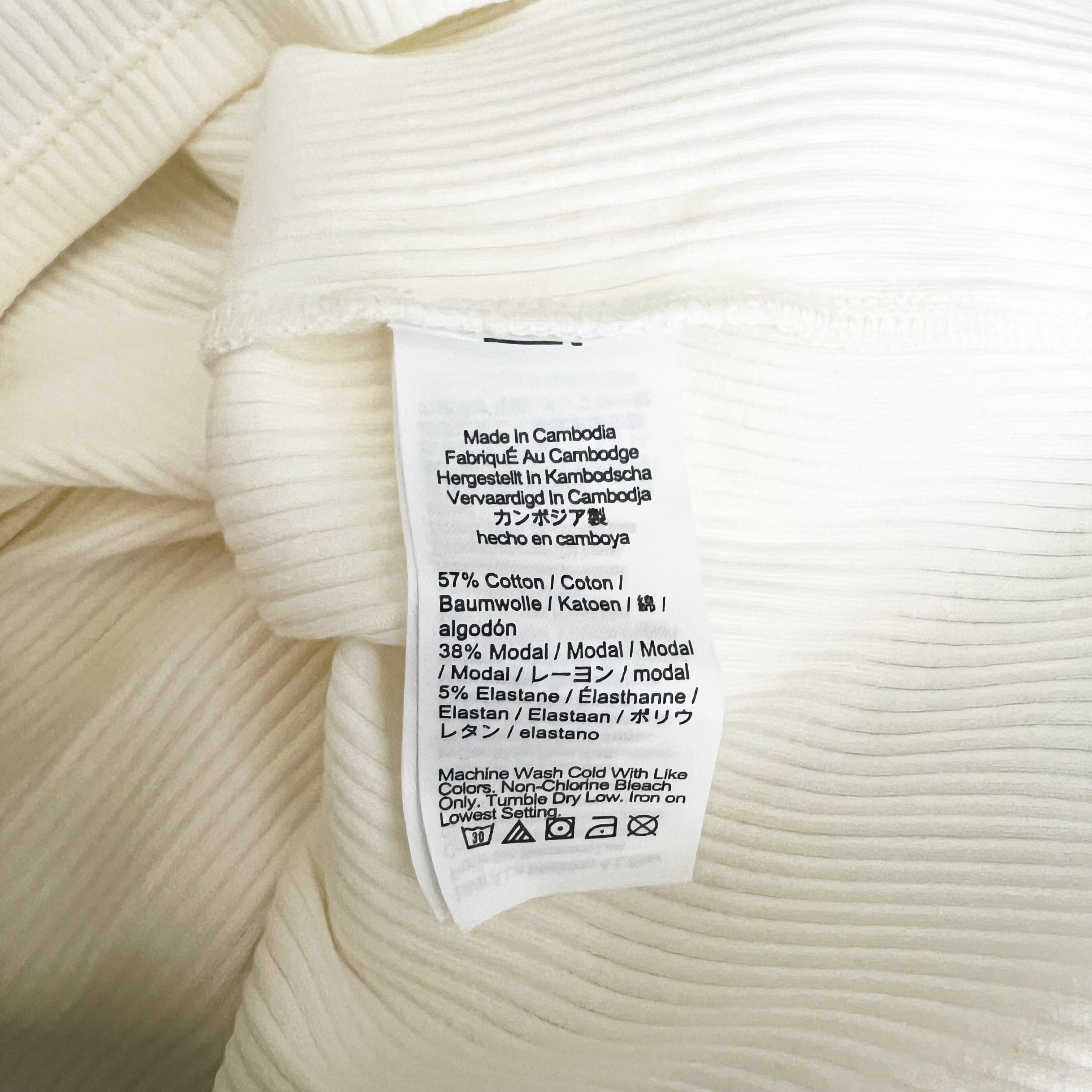 NEW J. Crew Women's Vintage Rib Short Sleeve Collared Polo Sweater Top Ivory S