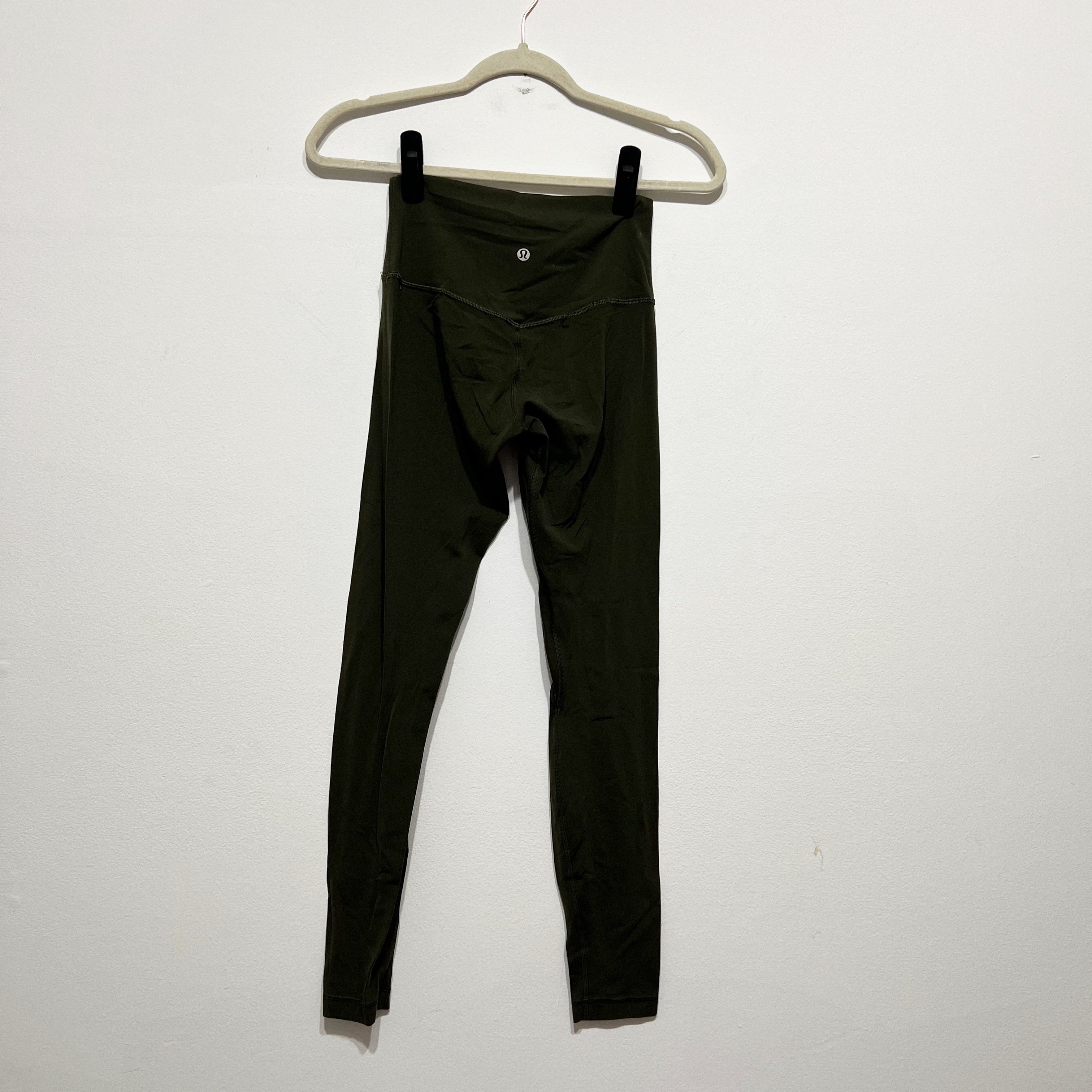 Lululemon Women's Align High Rise Athletic Work Out Leggings Pants Green 4