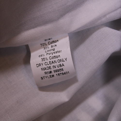 NEW Shoshanna Cotton Silk Blend Asymmetrical Stripe Sleeveless Sheath Dress 6