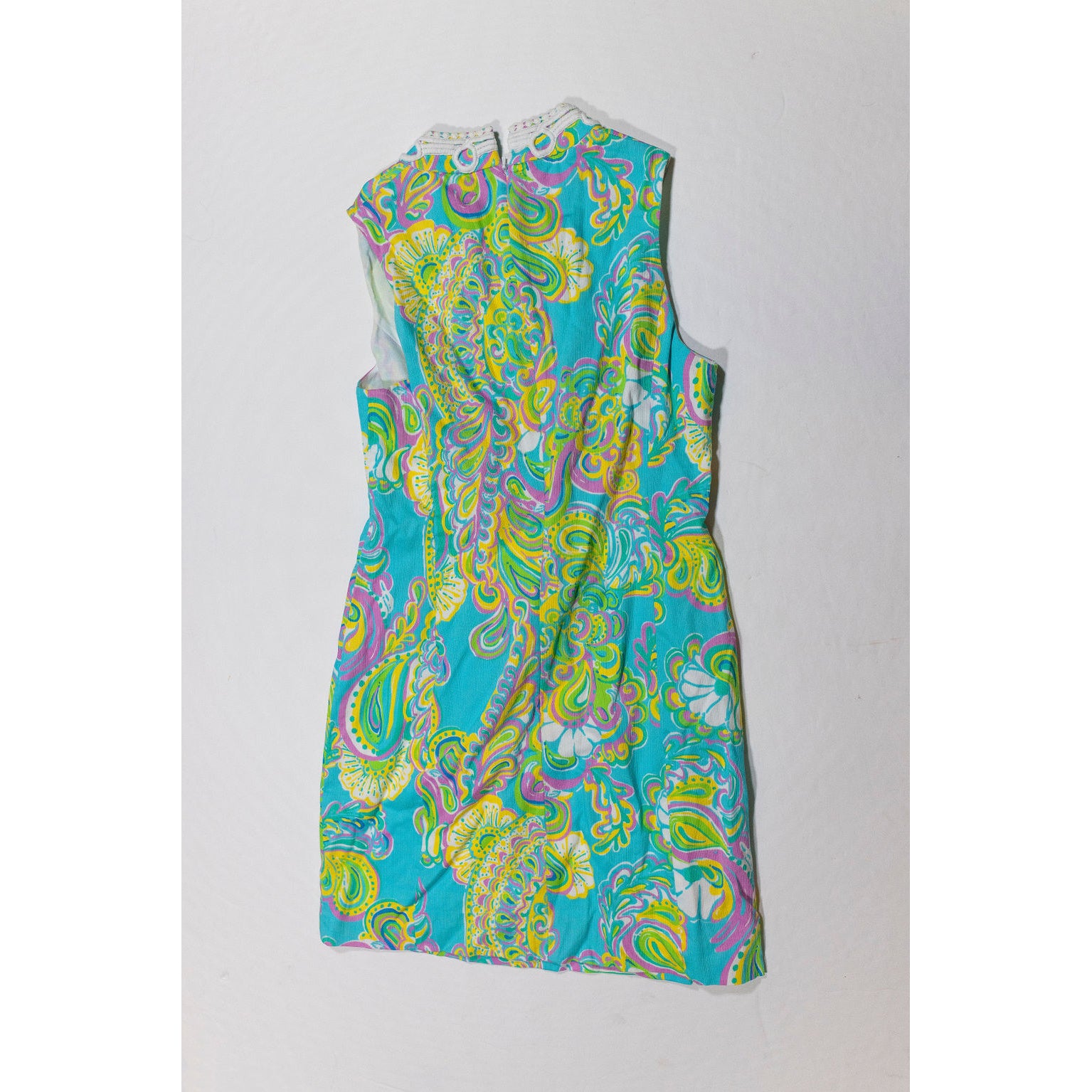 Lilly Pulitzer Alexa Sleeveless Shift Dress Shorely Blue Double Trouble Print 8