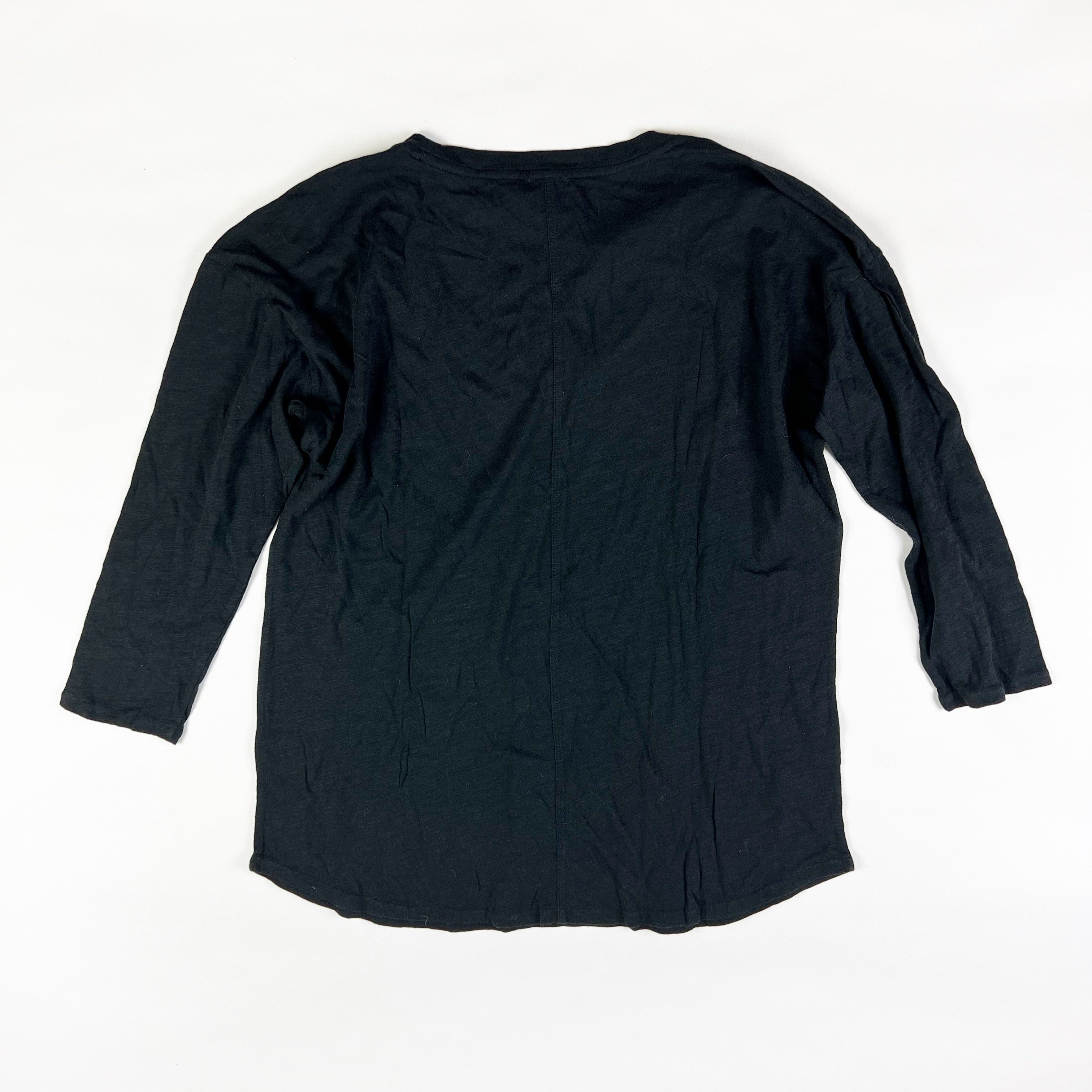 NEW J. Crew Draped Swing Cotton Modal Ultra Soft Quarter Sleeve Blouse Shirt Top