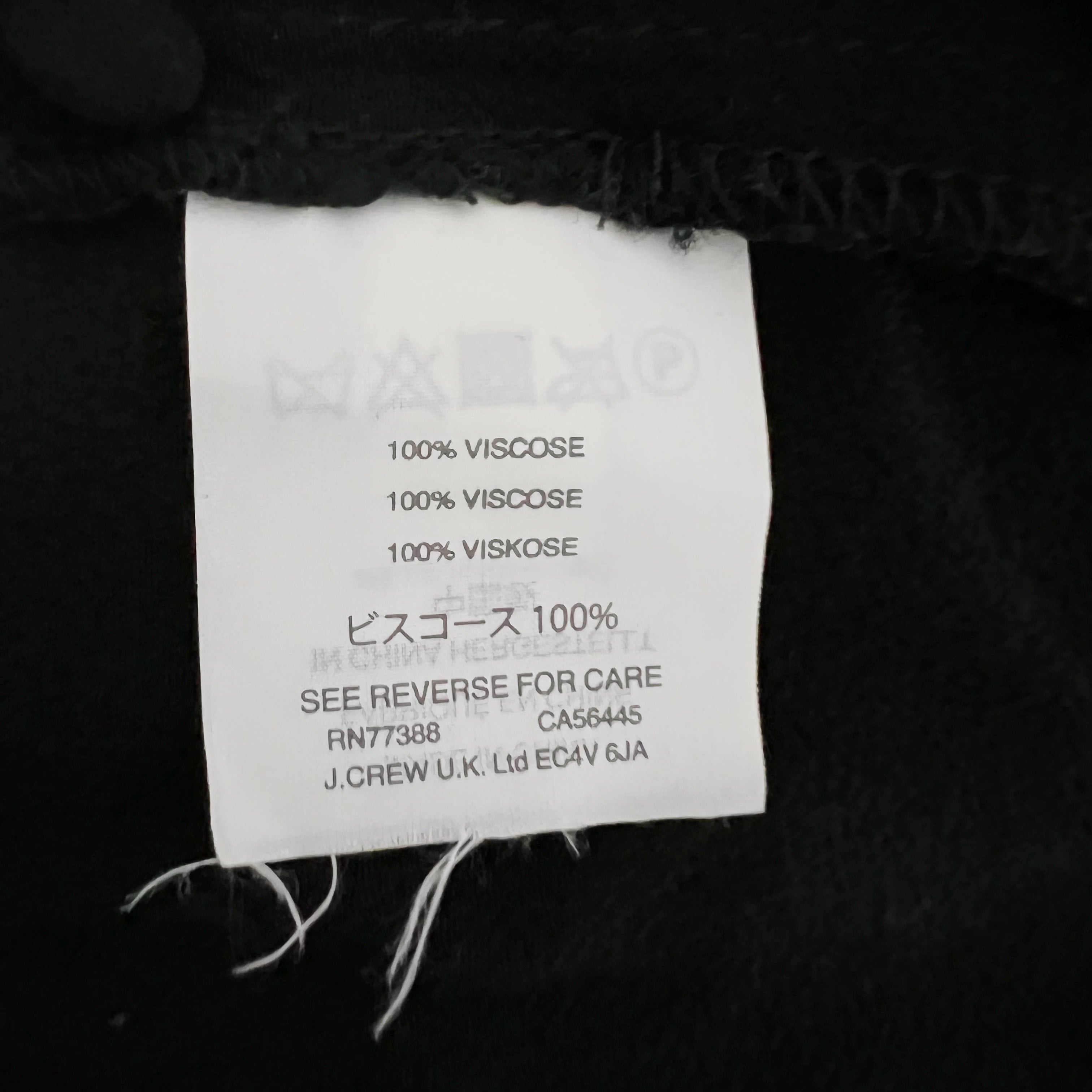 Madewell Women's Heather Button Front Crepe Sleeveless Black Midi Dress XXS