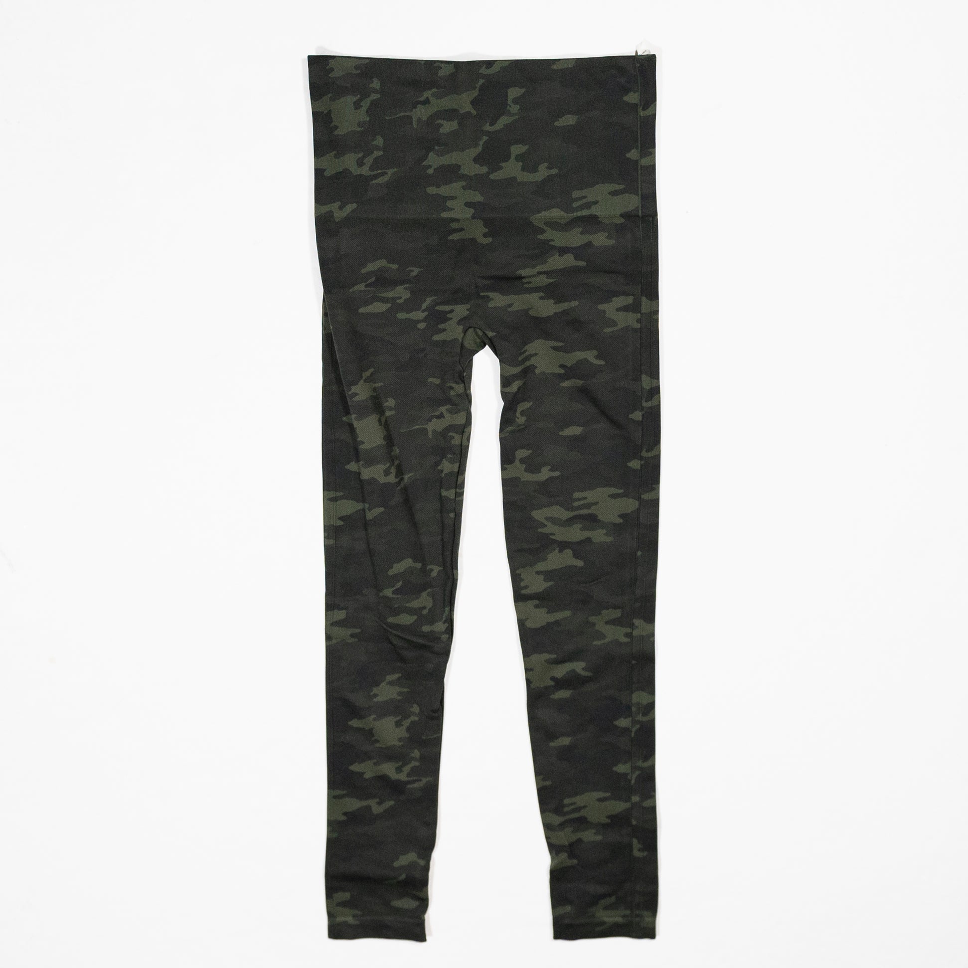 Spanx Women's Look At Me Now Seamless High Rise Slimming Shaping Leggings Camo M