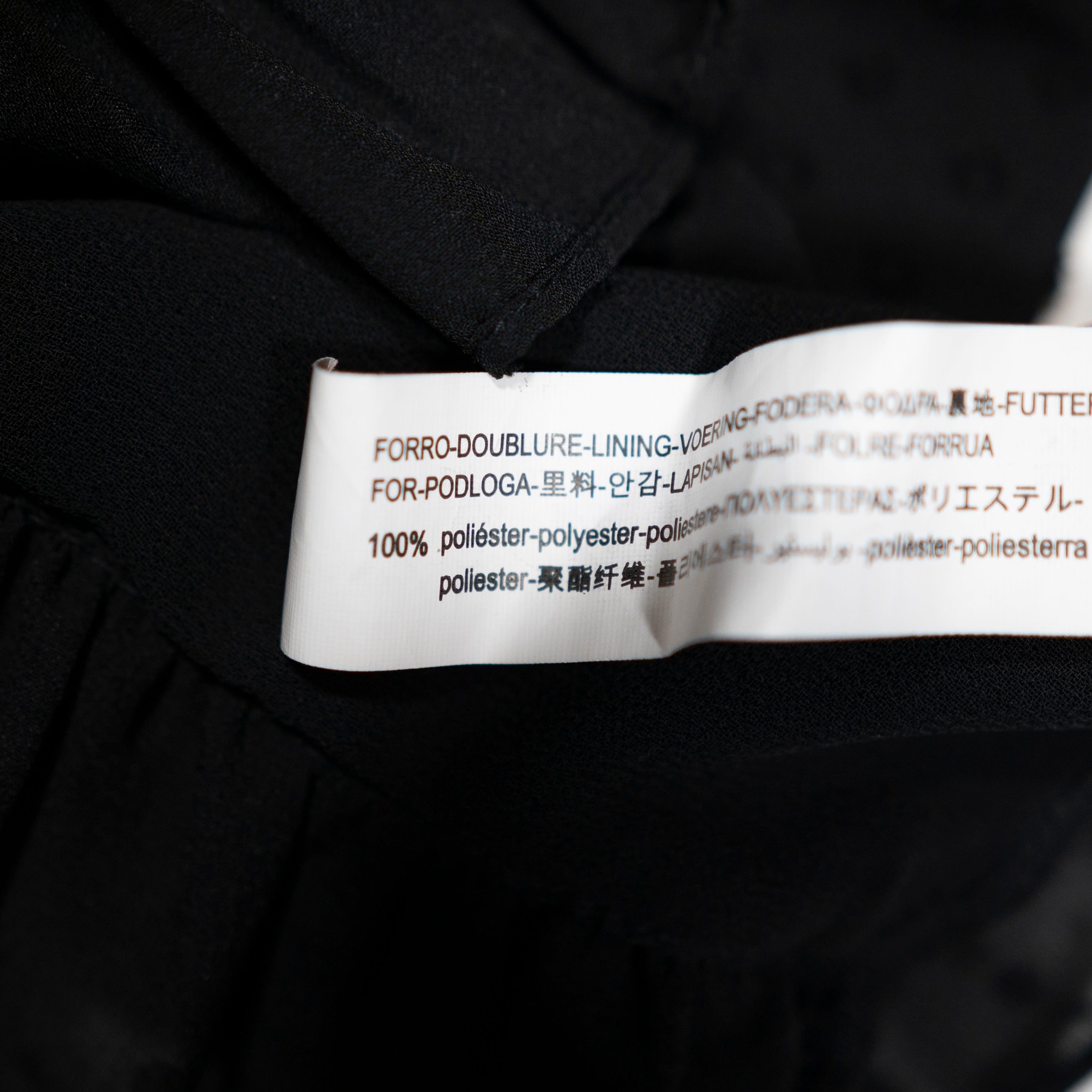 Zara Chiffon Semi Sheer Swiss Dot Flirty Ruffle Button Front Long Sleeve Blouse