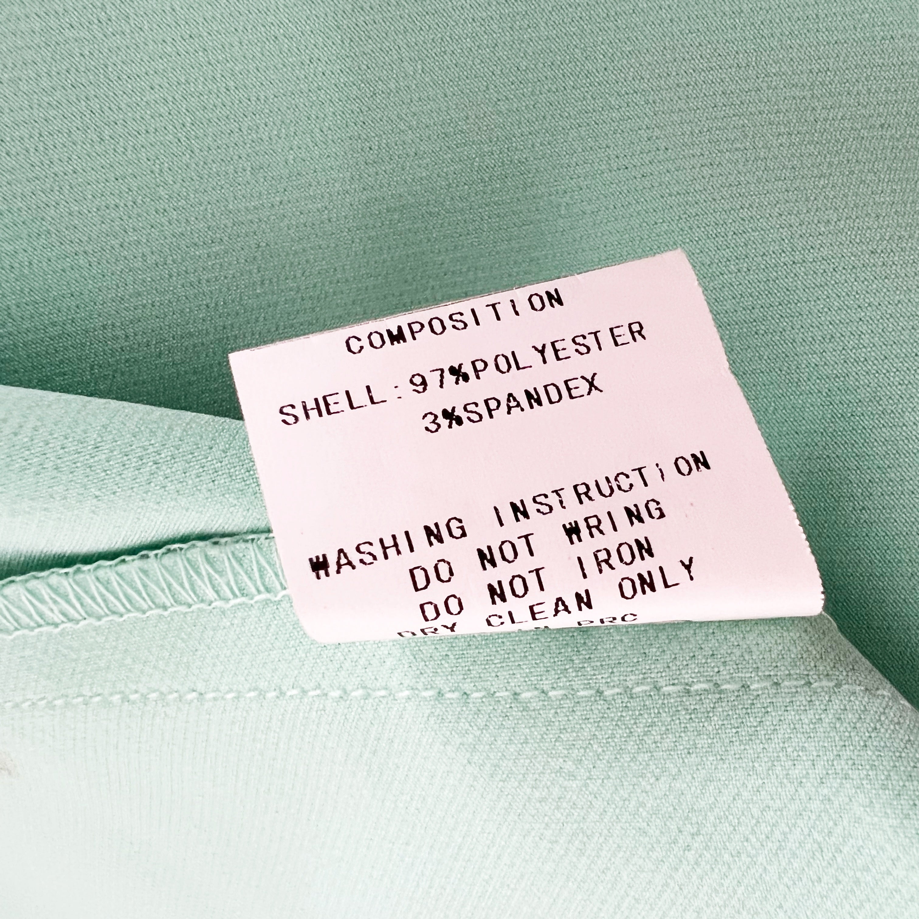 Blaque Label Crepe V Neck Sleeveless Tie Back Pullover Mini Sheath Dress Mint