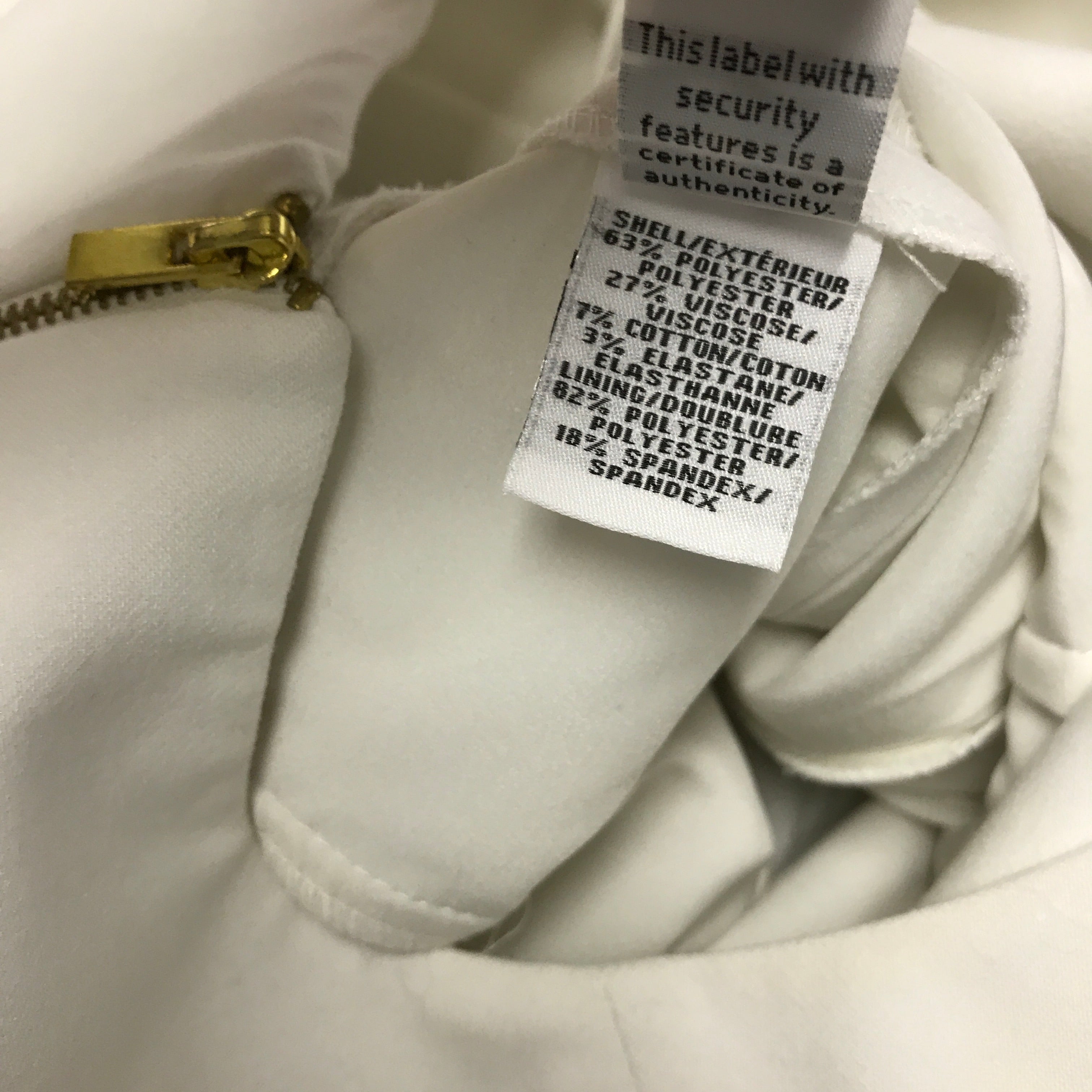 Diane Von Furstenberg Carpreena Solid White Sleeveless Ponte Shift Midi Dress 2