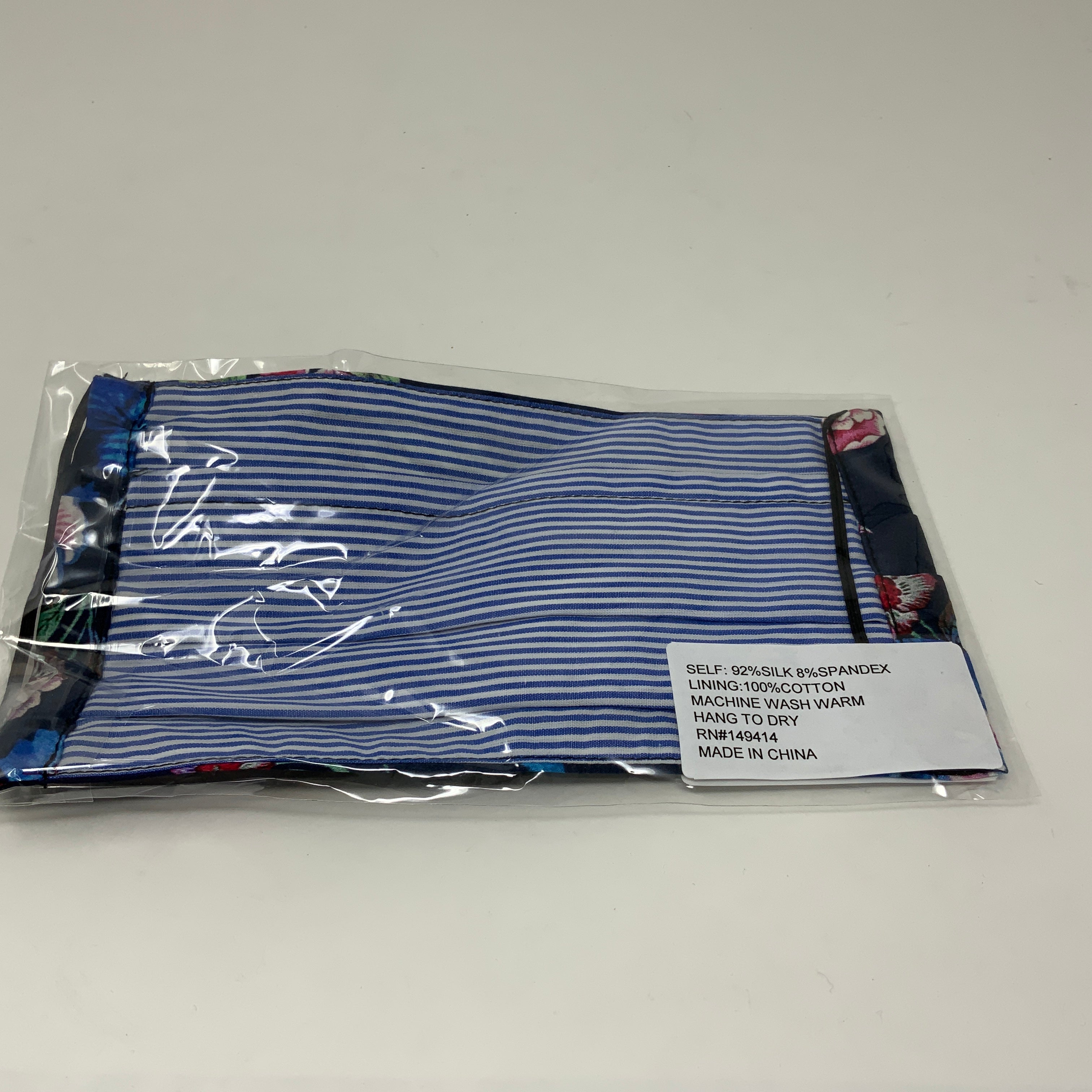 NEW Johnny Was Silk Satin One Size Fits Most Travel Face Mask Multi Color