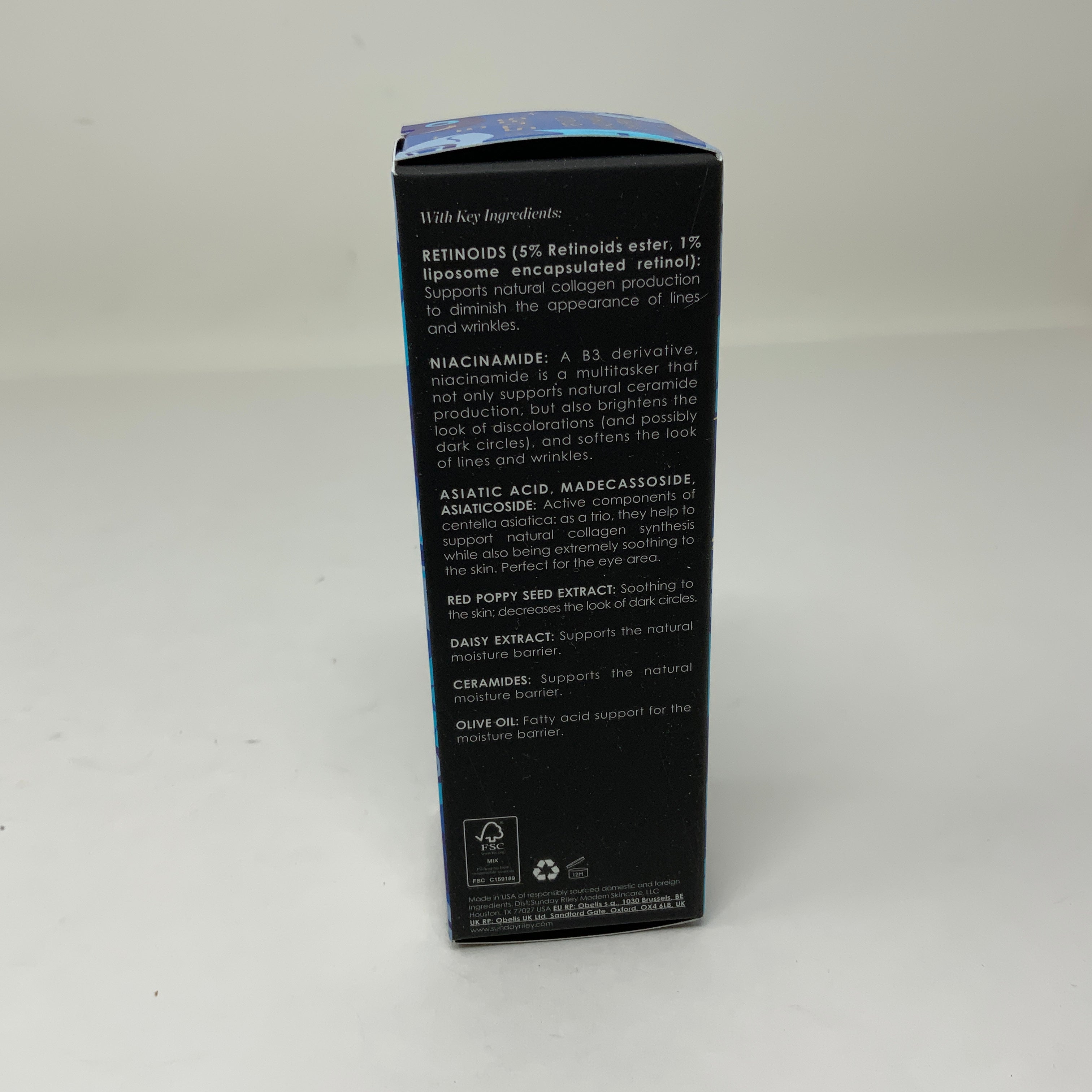 NEW Sunday Riley 5 Stars Retinol + Niacinamide Eye Serum Full Size 0.5 fl oz