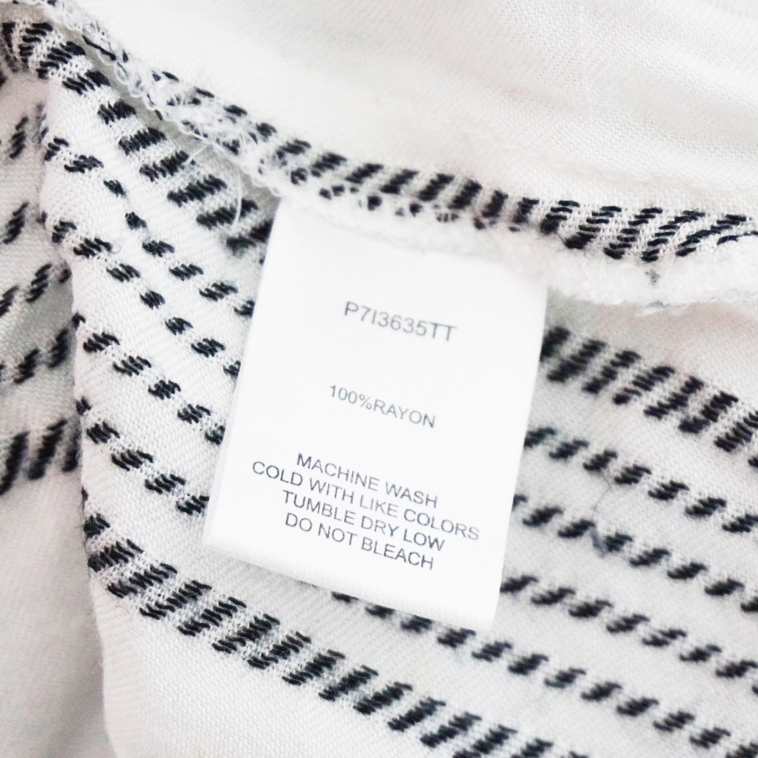 Parker Long Sleeve Off The Shoulder Flirty Ruffle Ultra Soft Striped Blouse Top