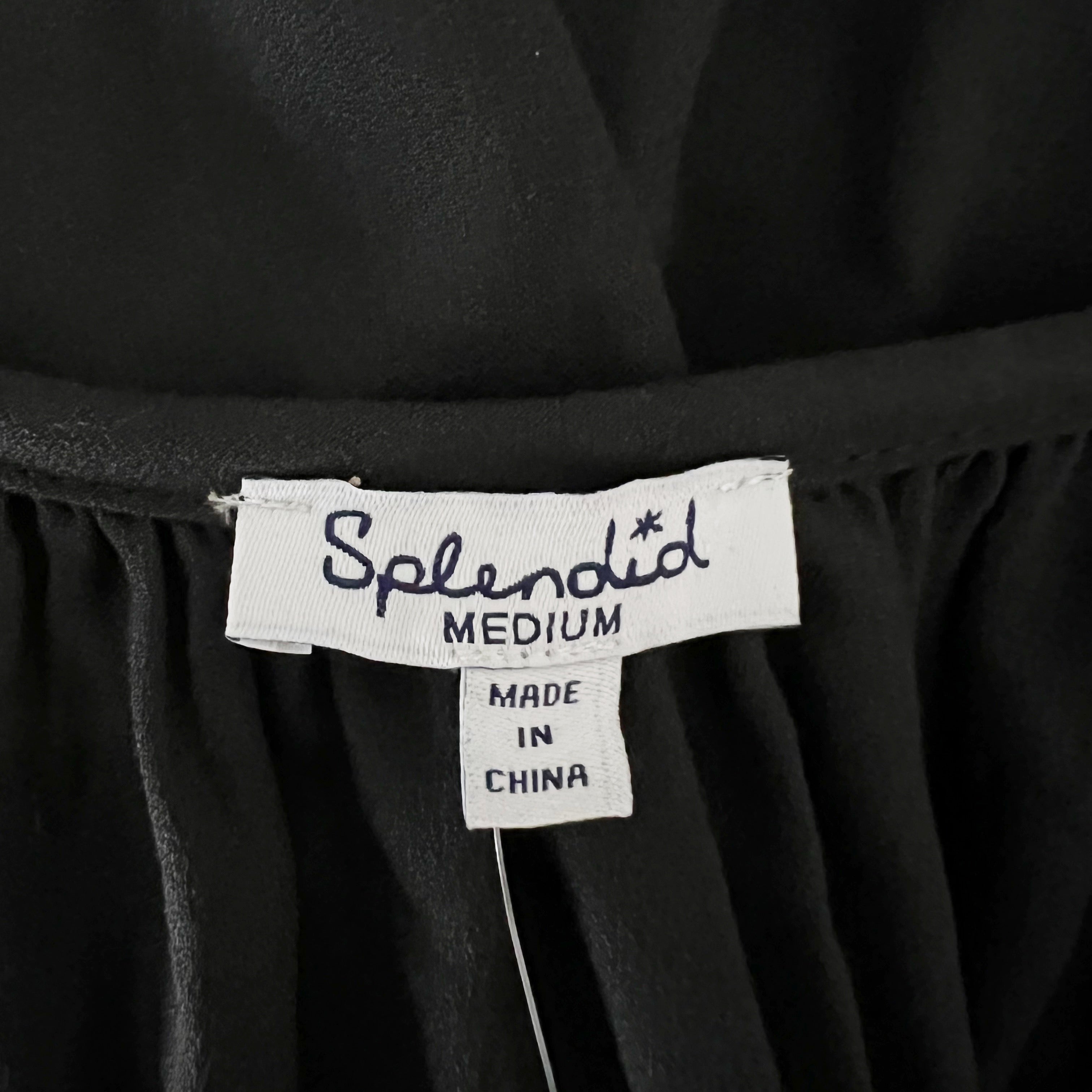 NEW Splendid Lightweight Ultra Soft Snap Front Cinch Waist Jumpsuit One Piece M