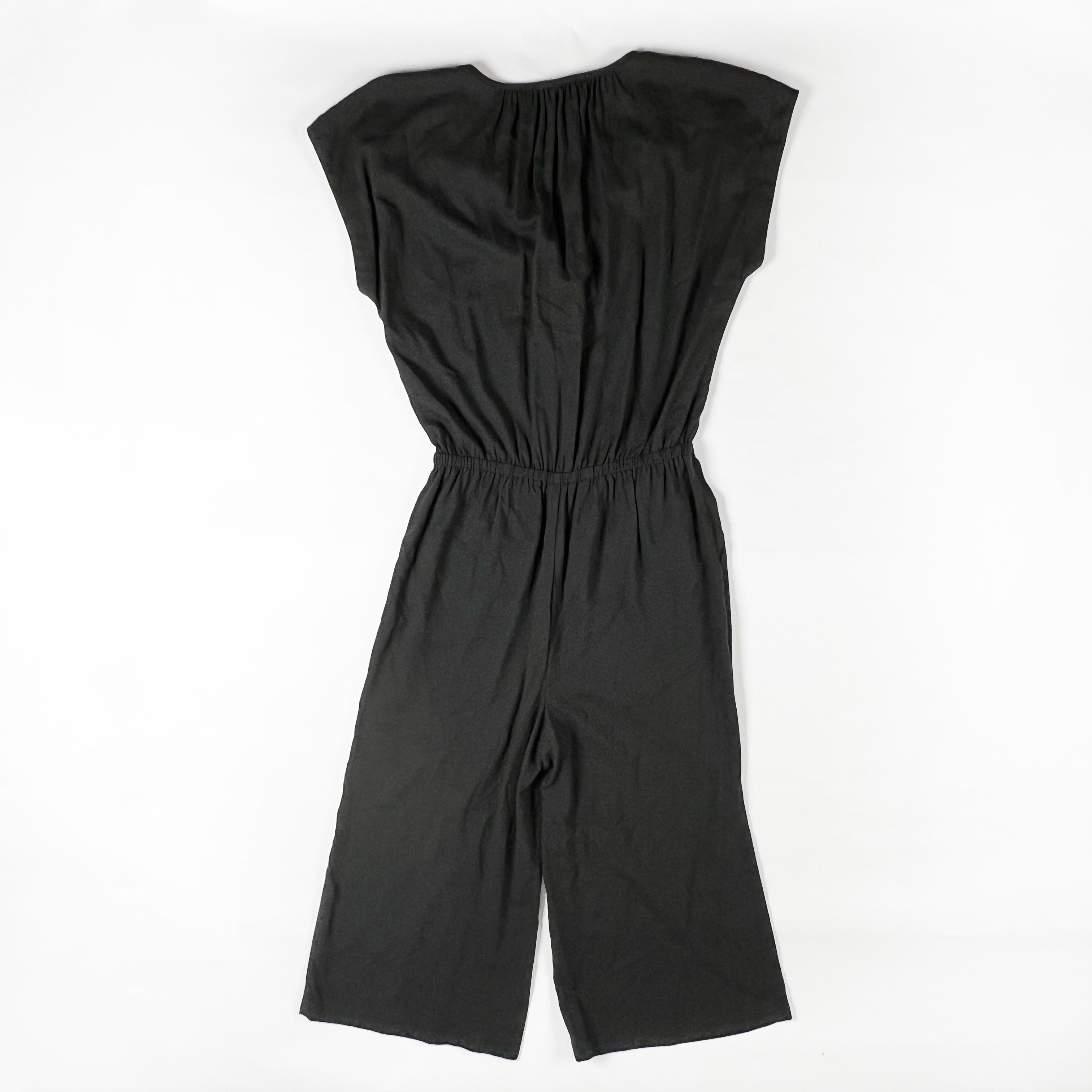 NEW Splendid Lightweight Ultra Soft Snap Front Cinch Waist Jumpsuit One Piece M