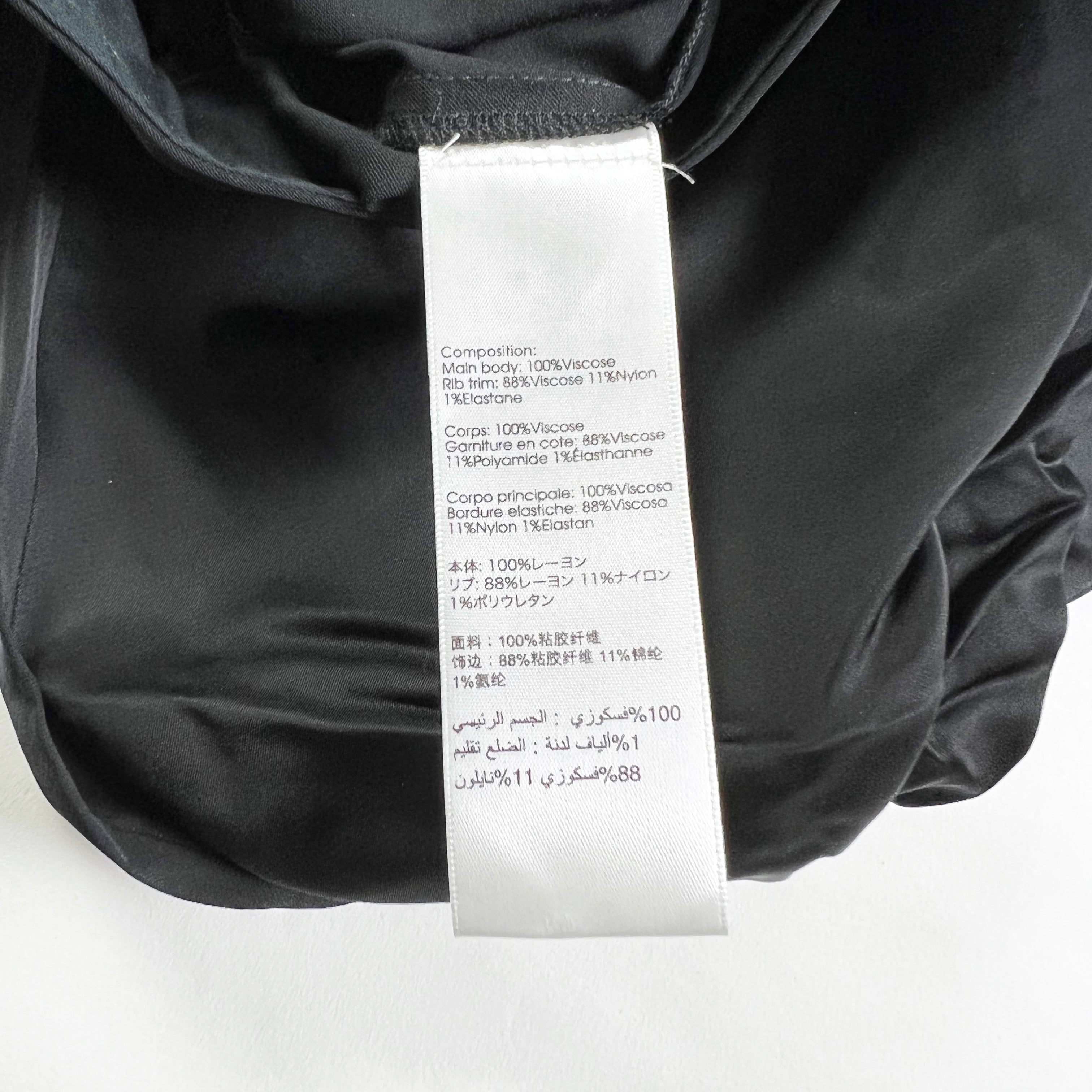 NEW 3.1 Phillip Lim Black Satin Tapered Leg Ankle Cropped Joggers Pants 4