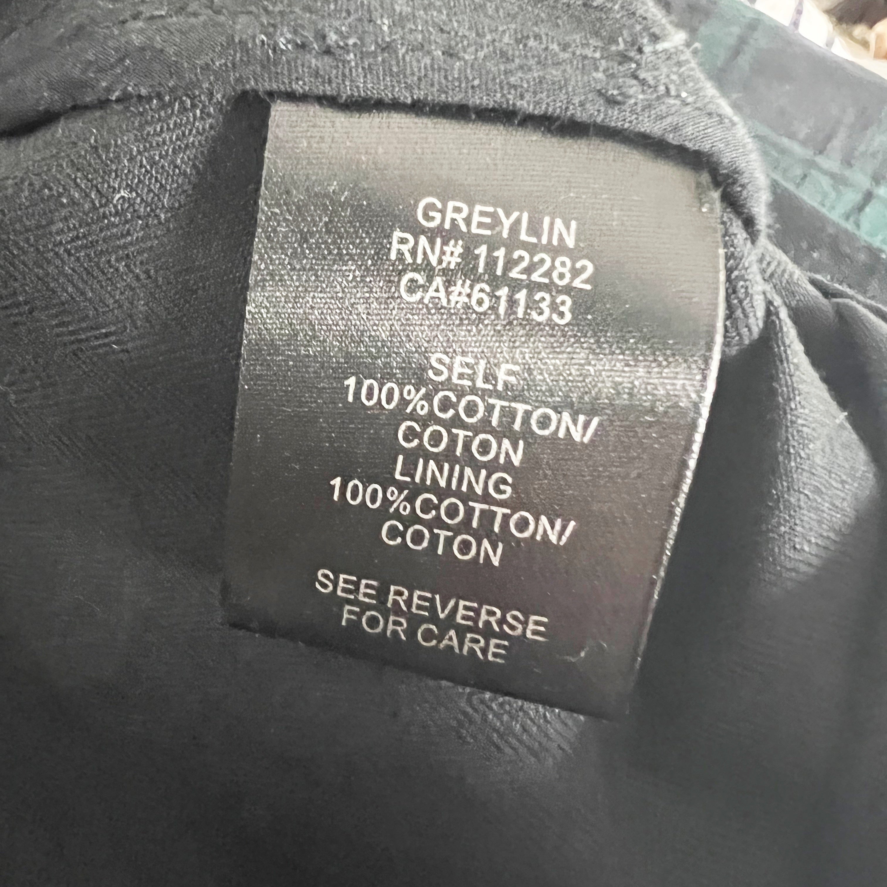 NEW Greylin FiveSeventyFive Cotton Collared Long Sleeve Belted Utility Jacket L