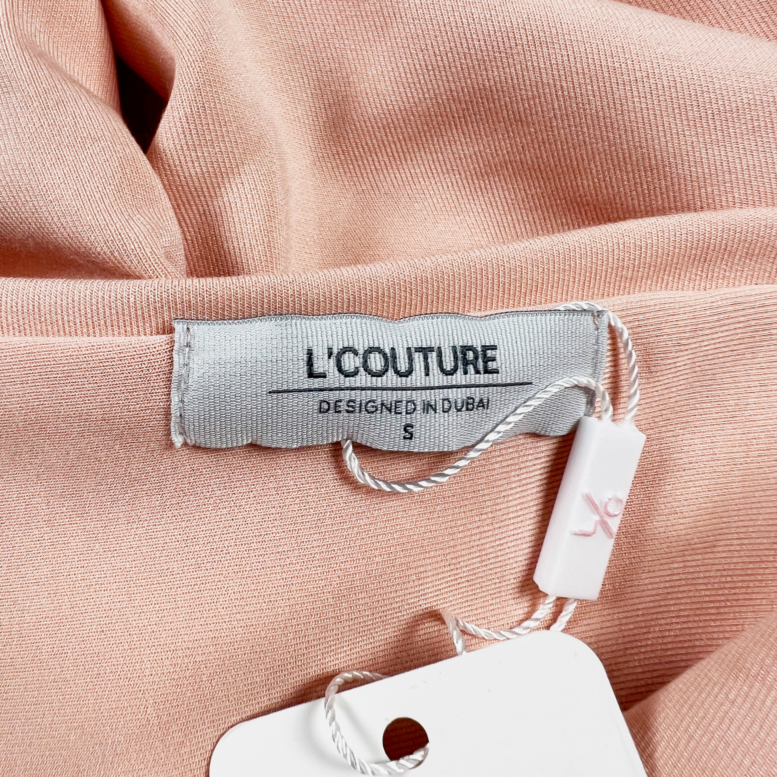 NEW L'Couture All Around Lounge Long Sleeve Reversible Pullover Sweater Top Rose