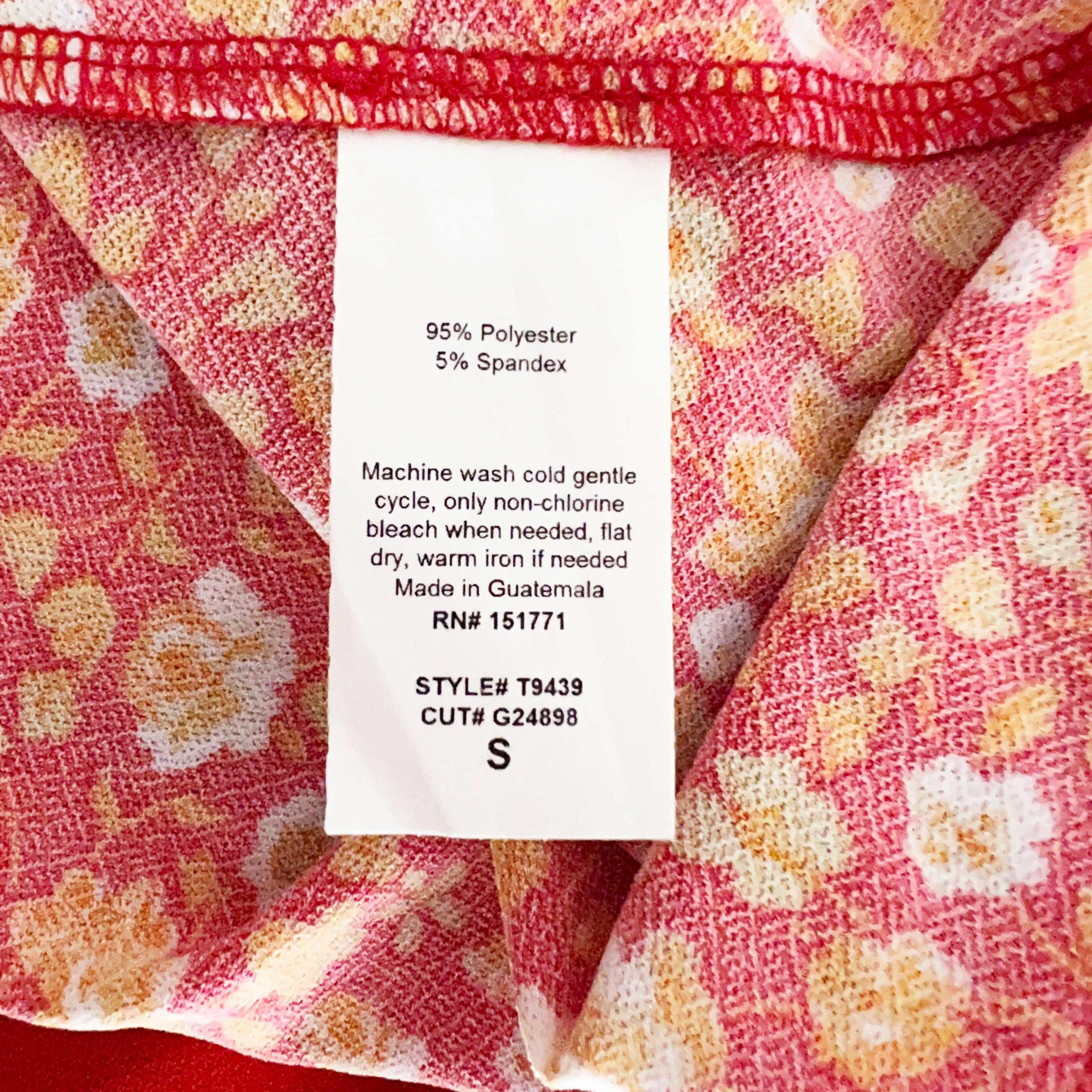 NEW Gilli Ditsy Micro Floral Flower Print Pattern Stretch Cami Tank Top Shirt S