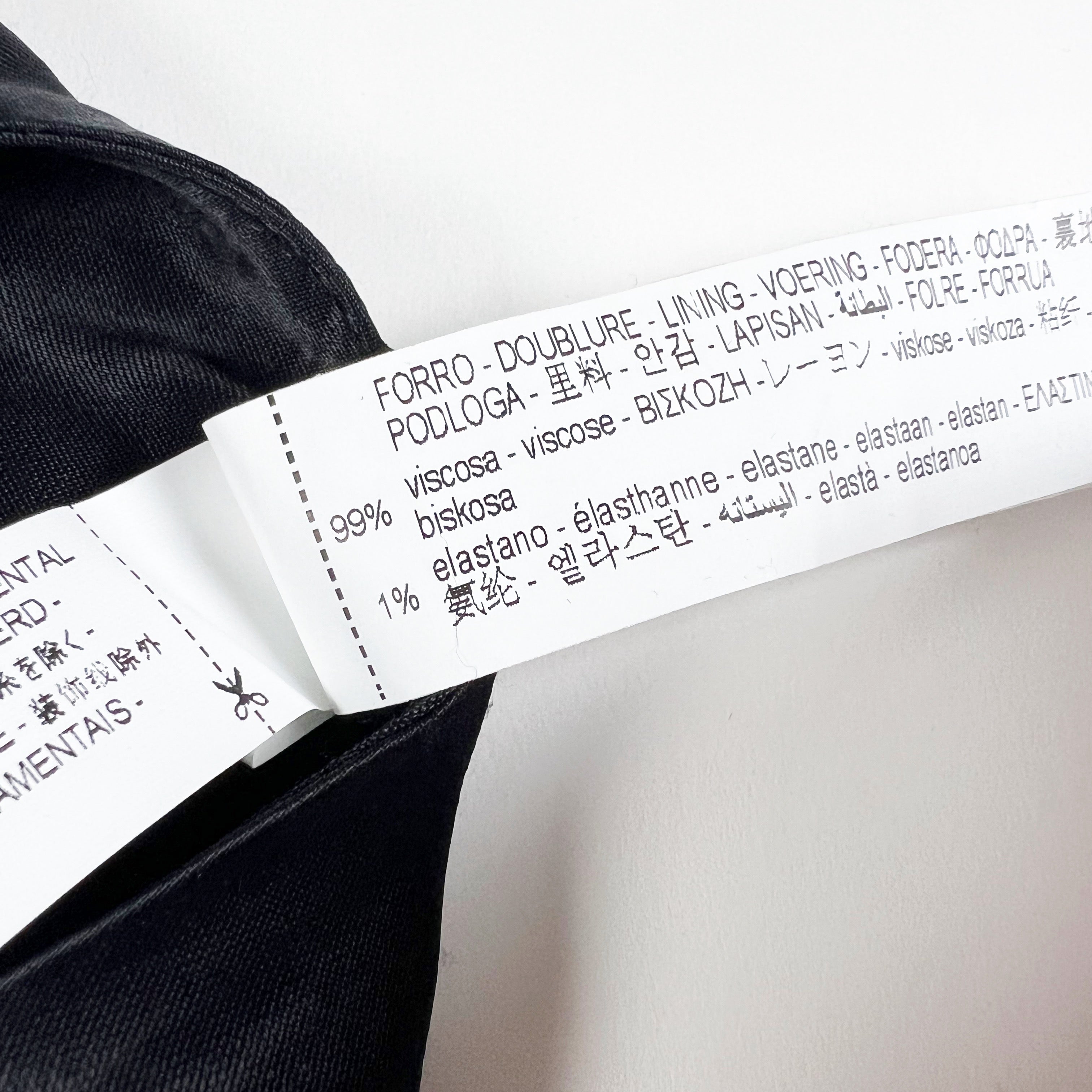 NEW Zara Satin Effect Cowl Neck Strappy Crop Tank Top Black Small