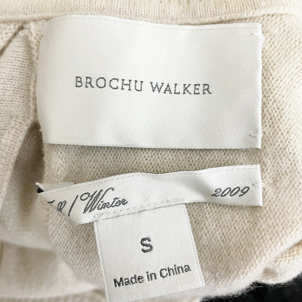 Brochu Walker Cashmere Wool Knit Stretch Turtleneck Long Sleeve Pullover Sweater