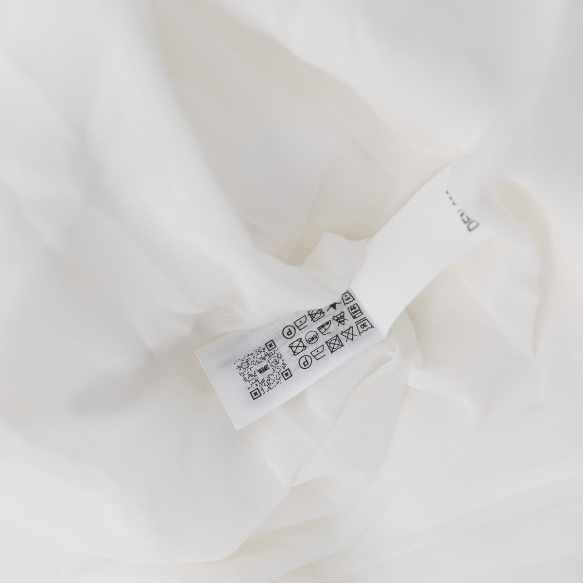 Zara Cotton Poplin Roll Bubble Hem A Line Midi Skirt Solid White Large