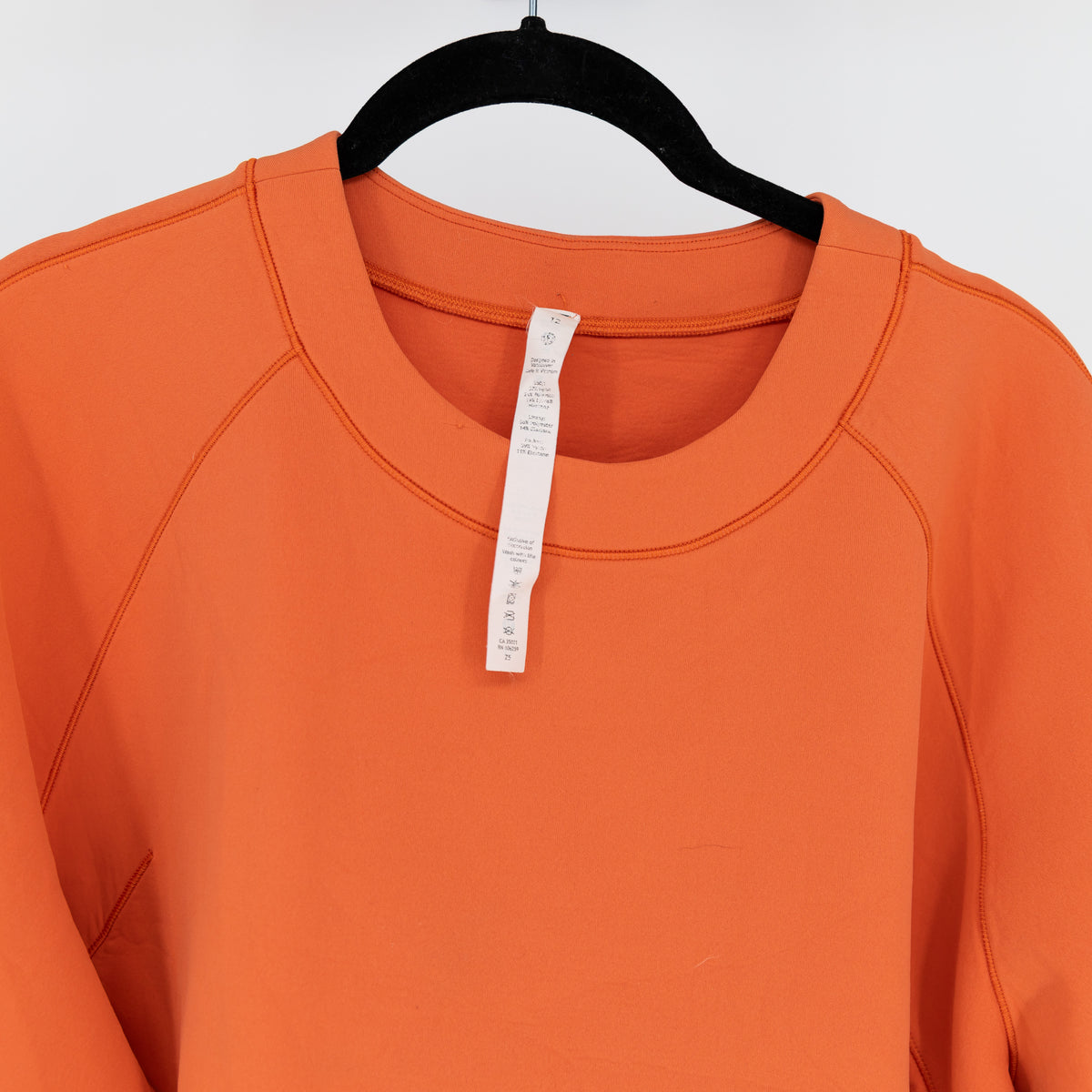 Lululemon Women's AirWrap Crew Neck Long Sleeve Pullover Sweater Warm Coal 12