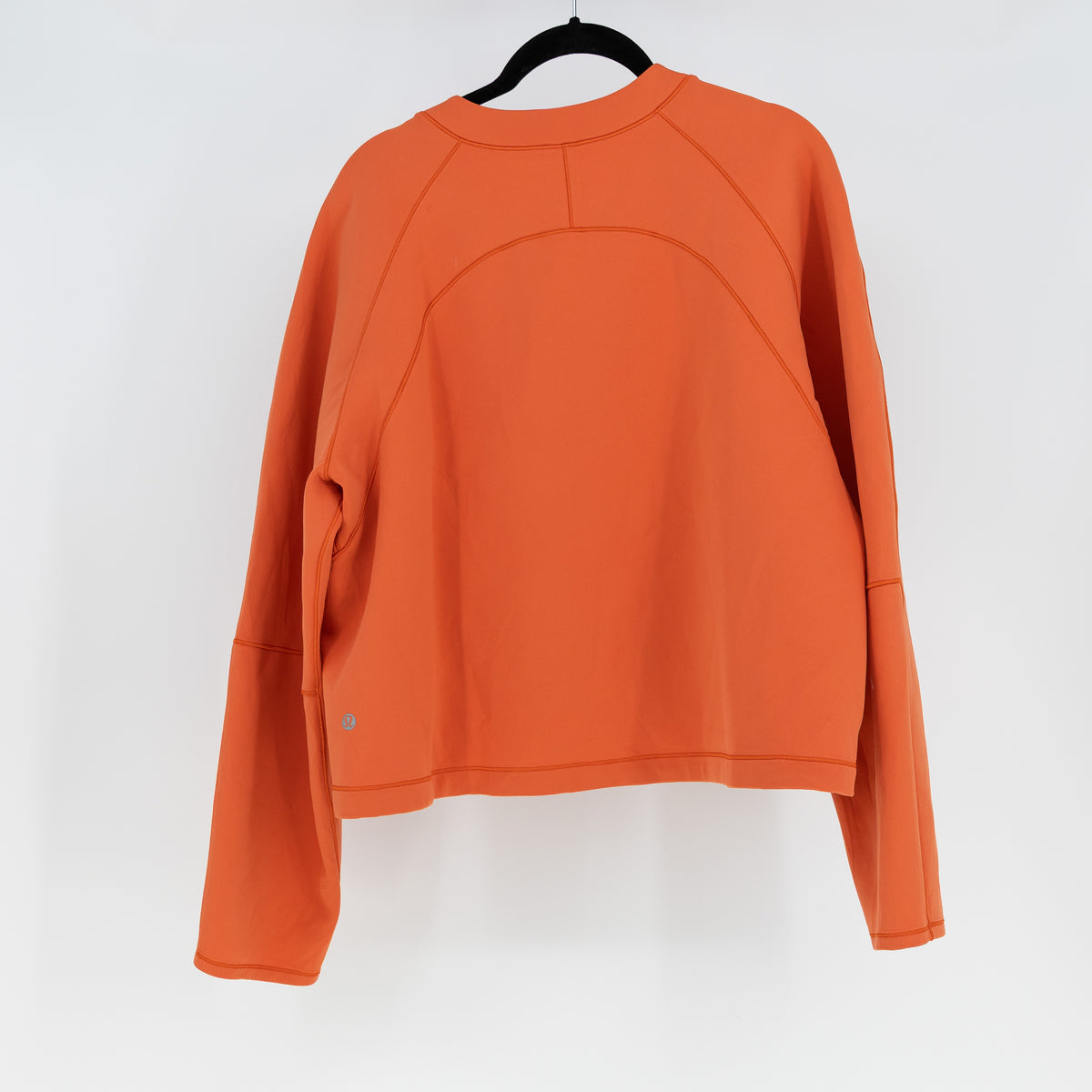 Lululemon Women's AirWrap Crew Neck Long Sleeve Pullover Sweater Warm Coal 12