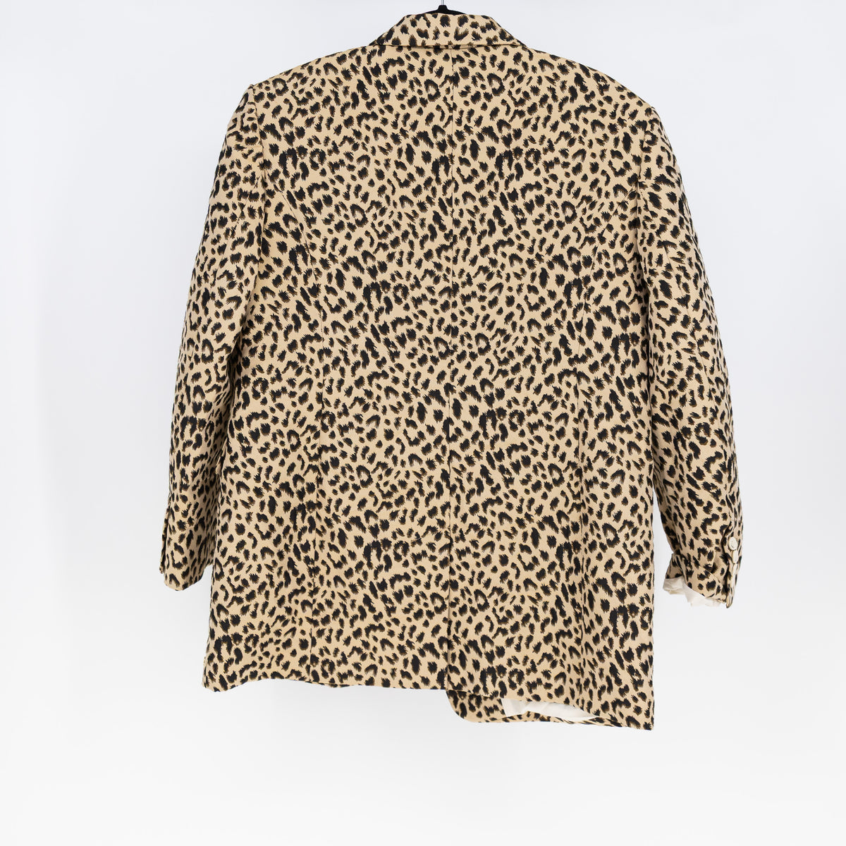 Josh V Charlize Regular Fit Cheetah Leopard Animal Print Pattern Blazer Jacket
