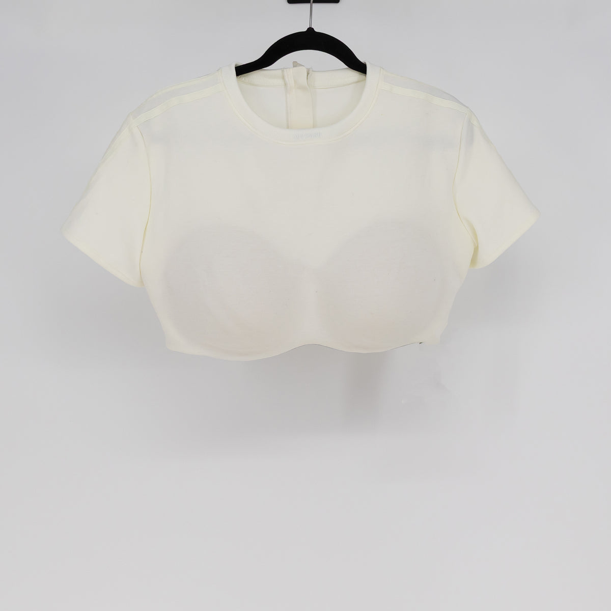 Adidas x Ivy Park Originals IVP Built In Bra Crop Top Tee Shirt White 1X