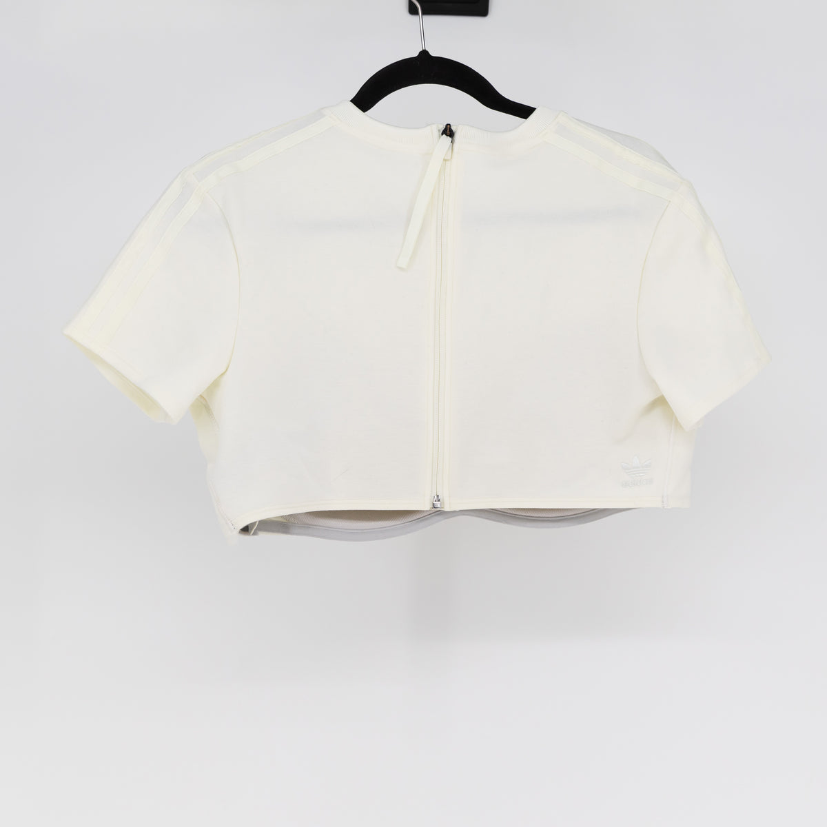 Adidas x Ivy Park Originals IVP Built In Bra Crop Top Tee Shirt White 1X
