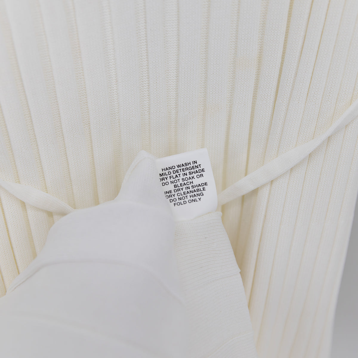 NEW DISSH Reign White Sleeved Knit Stretch Sweater Midi Dress Off White XL