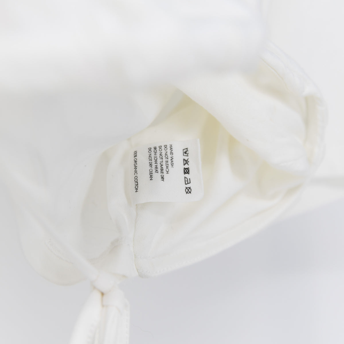 NEW Jacquemus Le Baci Short Sleeve Cotton Lace Tie Up Cropped T-Shirt White XL