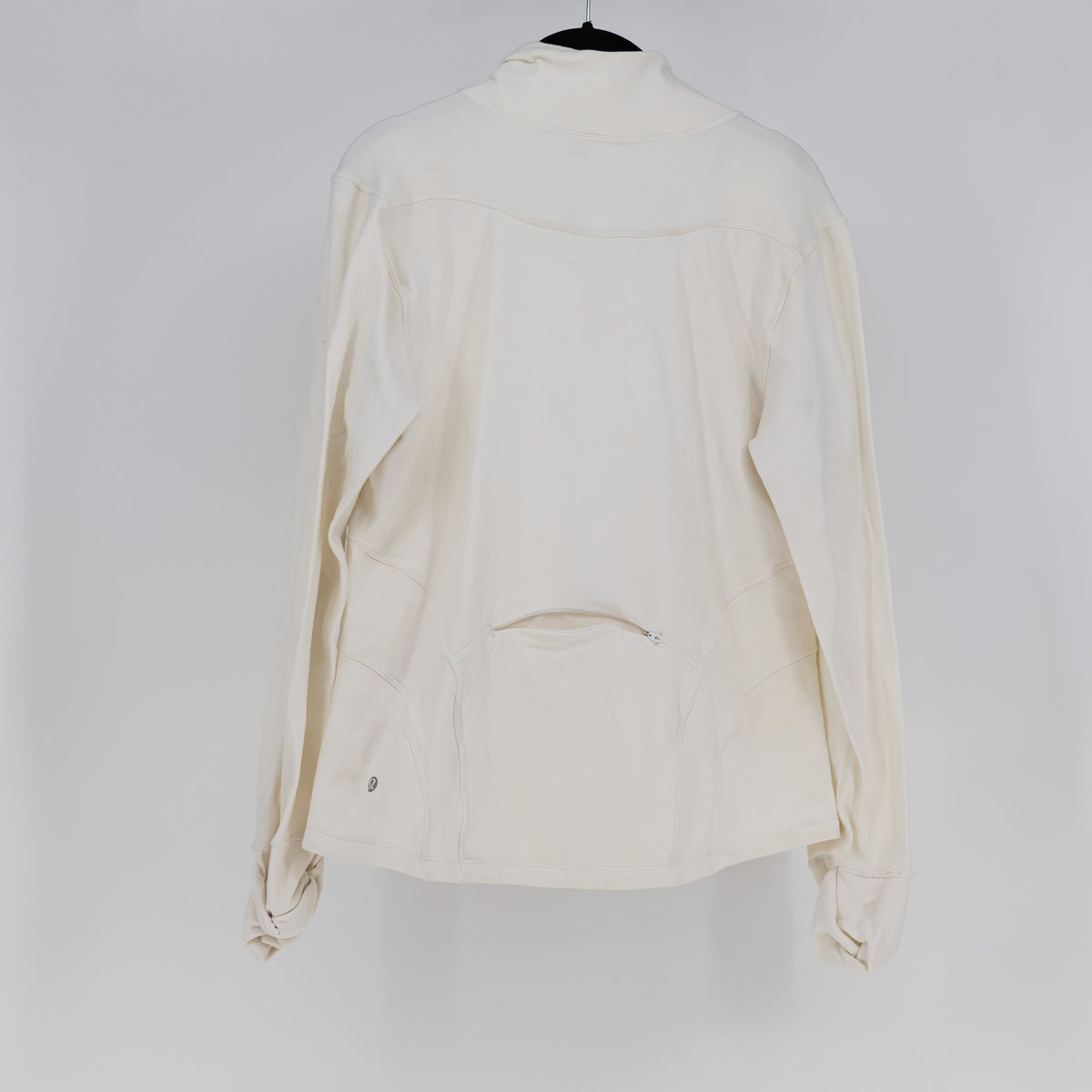 Lululemon Women's Flash Forward Full Zip Athletic Lightweight Jacket White 12