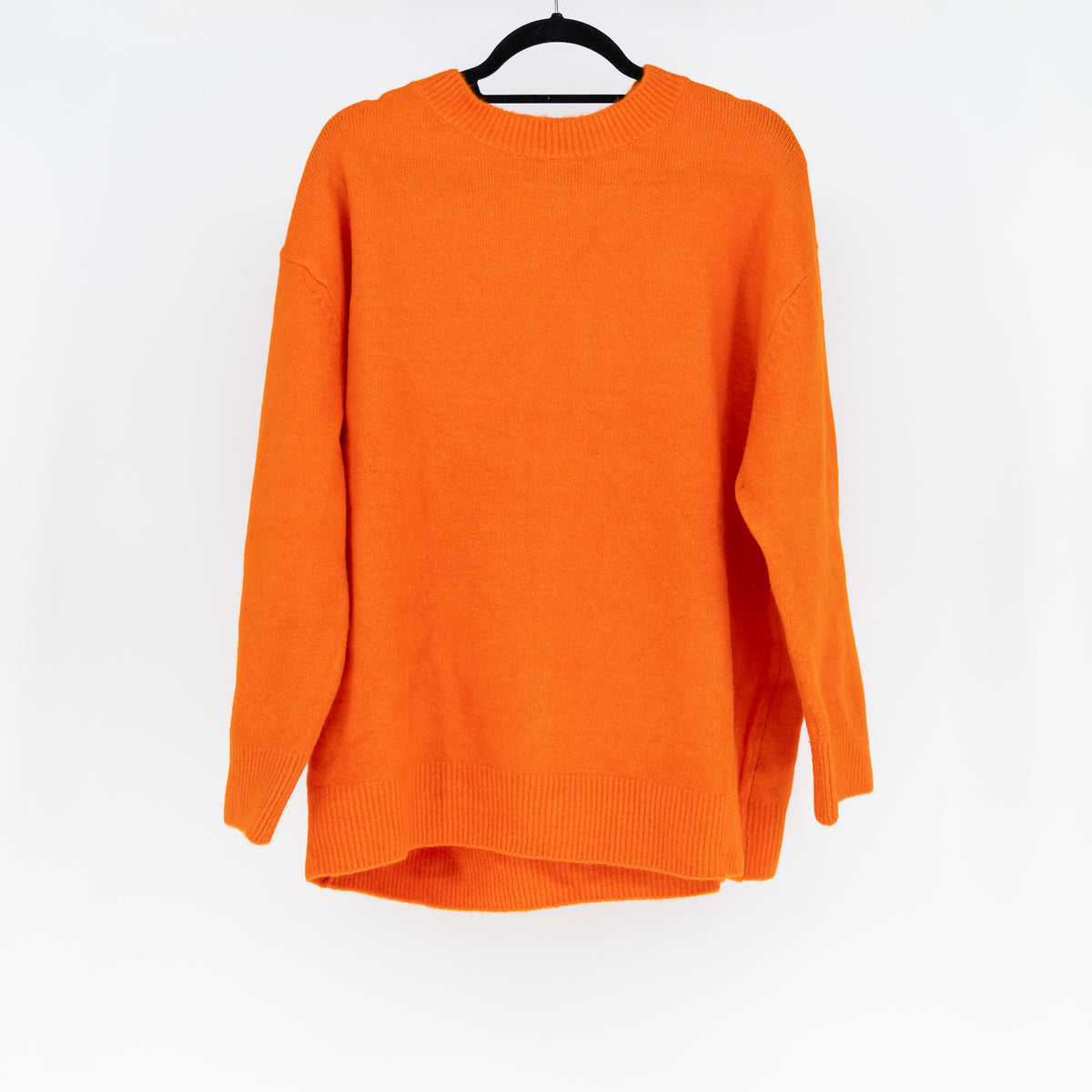 NEW Zara Women's Wool Blend Knit Stretch Mock Neck Long Sleeve Pullover Sweater