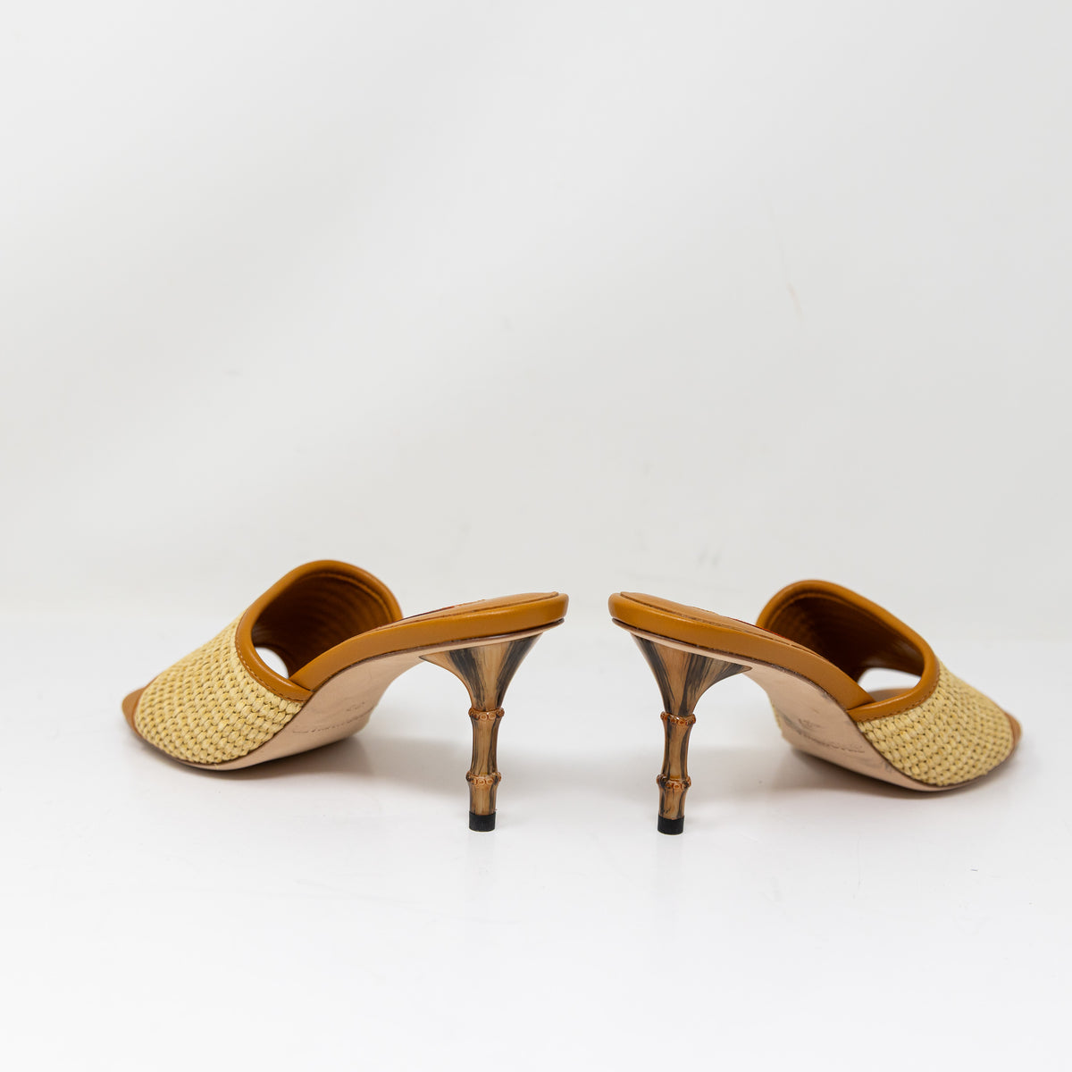 NEW Simon Miller Playa Bamboo Geometric Raffia Woven Open Toe Sandal Heels Shoe