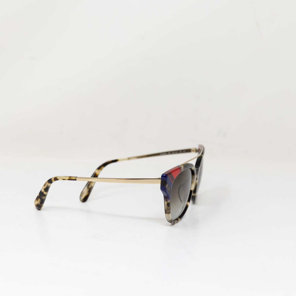 Salvatore Ferragamo Women's Made In Italy Havana Gold Tortoise Sunglasses