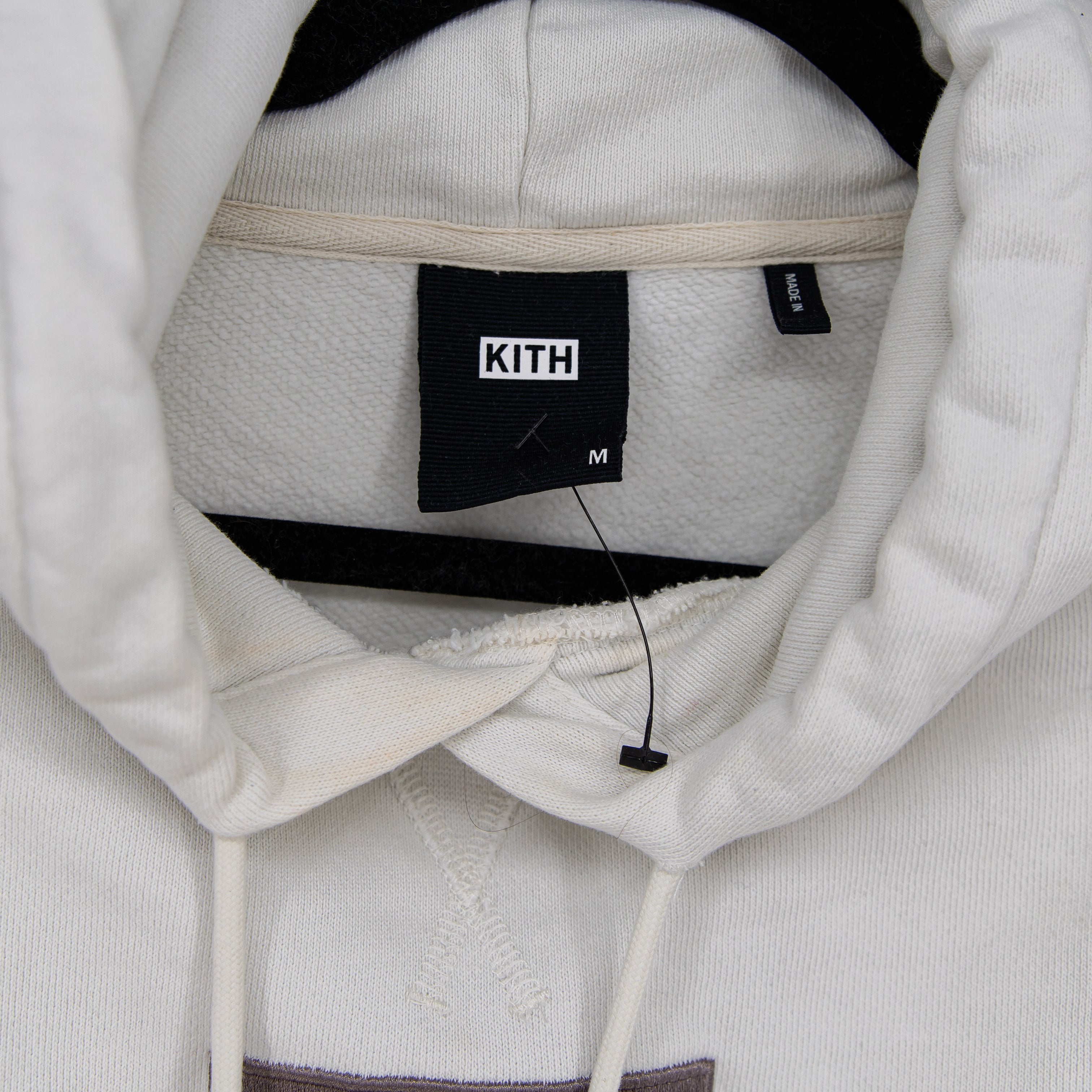 Kith Women's Cotton Fleece Terry Lined Graphic Patch Oversized Hoodie Sweatshirt