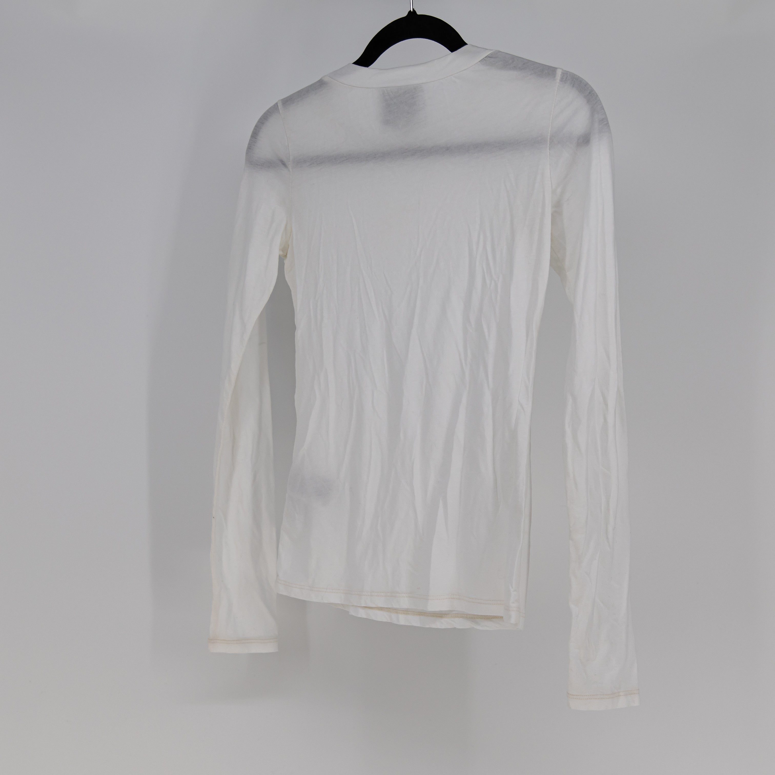 Reformation Women's Organic Cotton Tercel Crew Neck Long Sleeve Tee Shirt XS