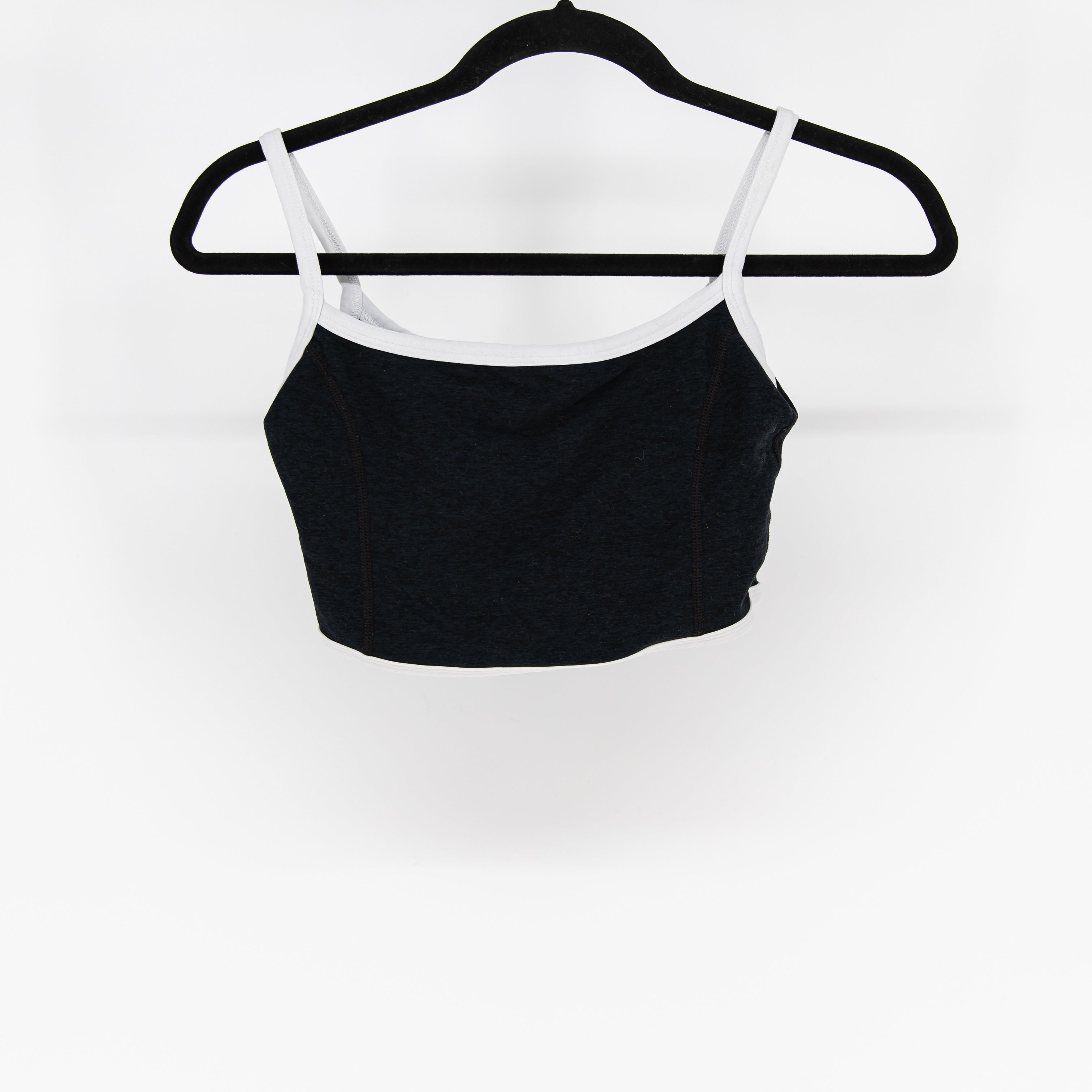 Beyond Yoga Spacedye New Moves High Cropped Tank Sports Bra Darkest Night XS