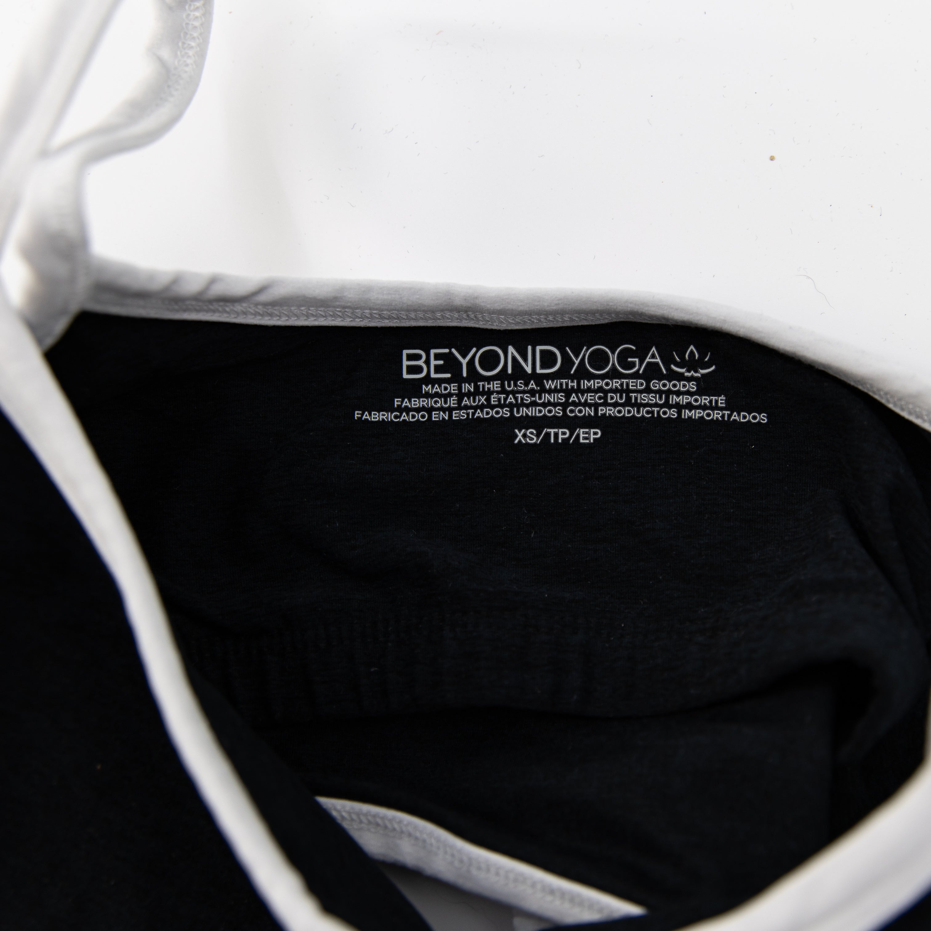 Beyond Yoga Spacedye New Moves High Cropped Tank Sports Bra Darkest Night XS