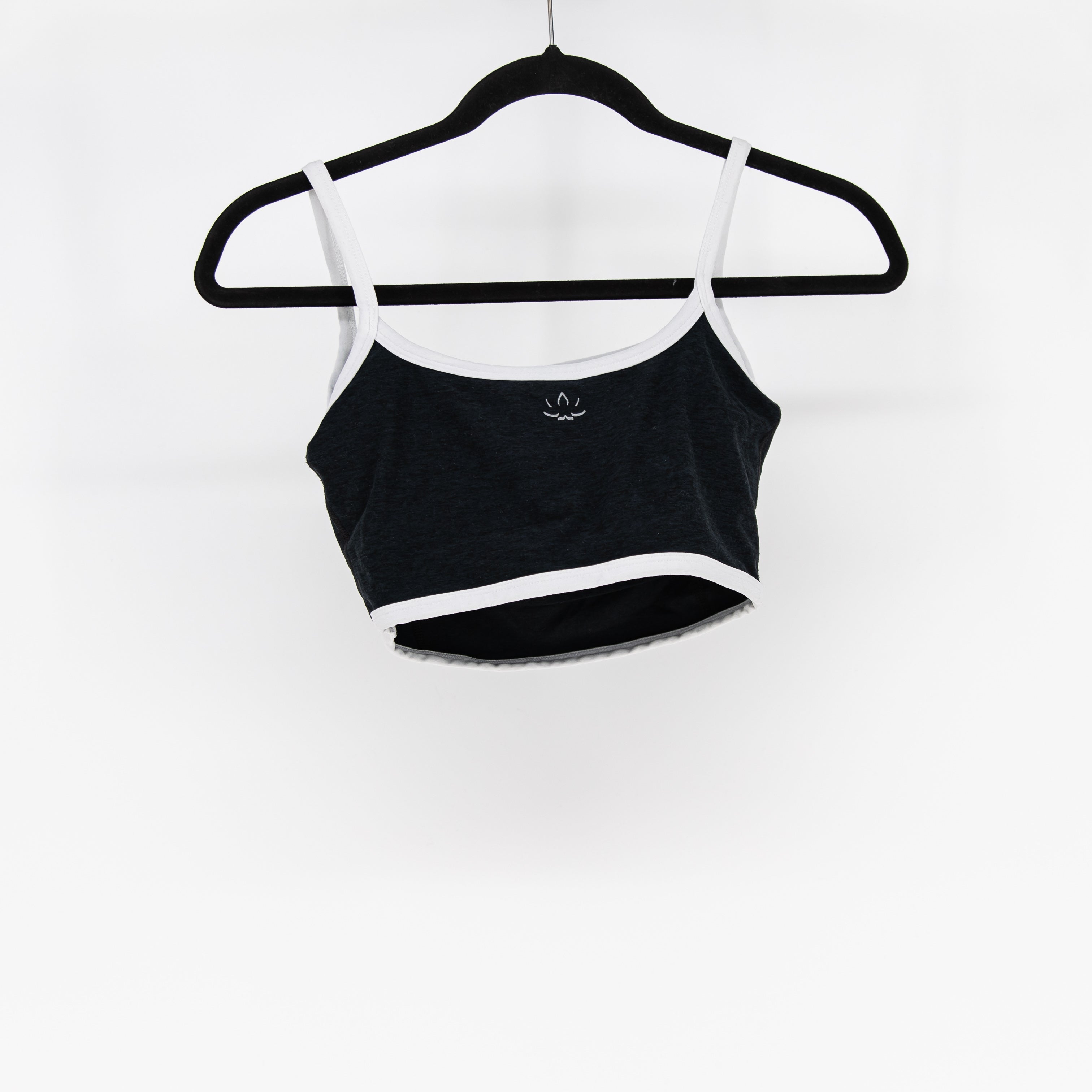 Beyond Yoga Spacedye New Moves High Cropped Tank Sports Bra Darkest Night XS