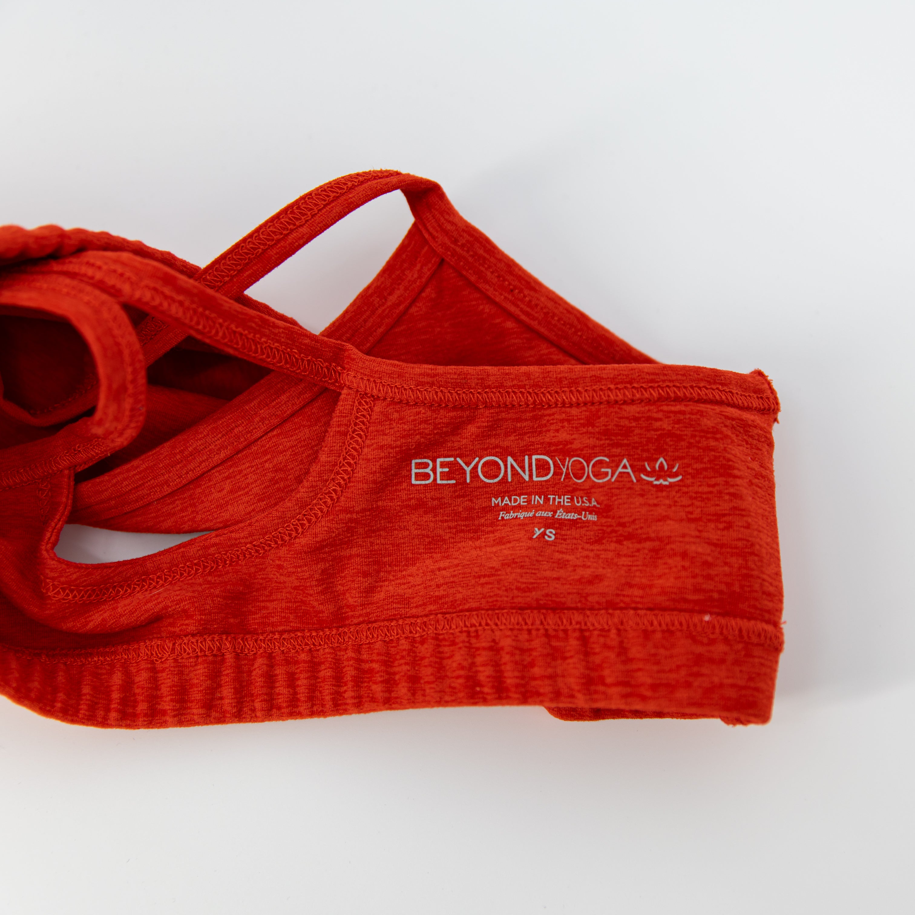 Beyond Yoga Women's Spacedye Slim Racerback Cropped Tank Firecracker Red XS